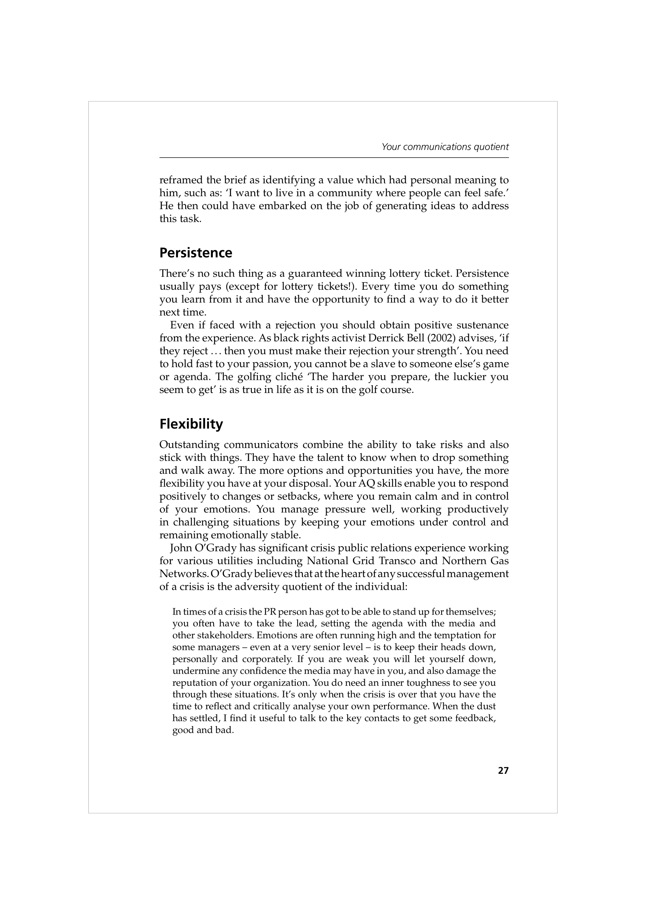 Communication Skills for Public Relations — page 40