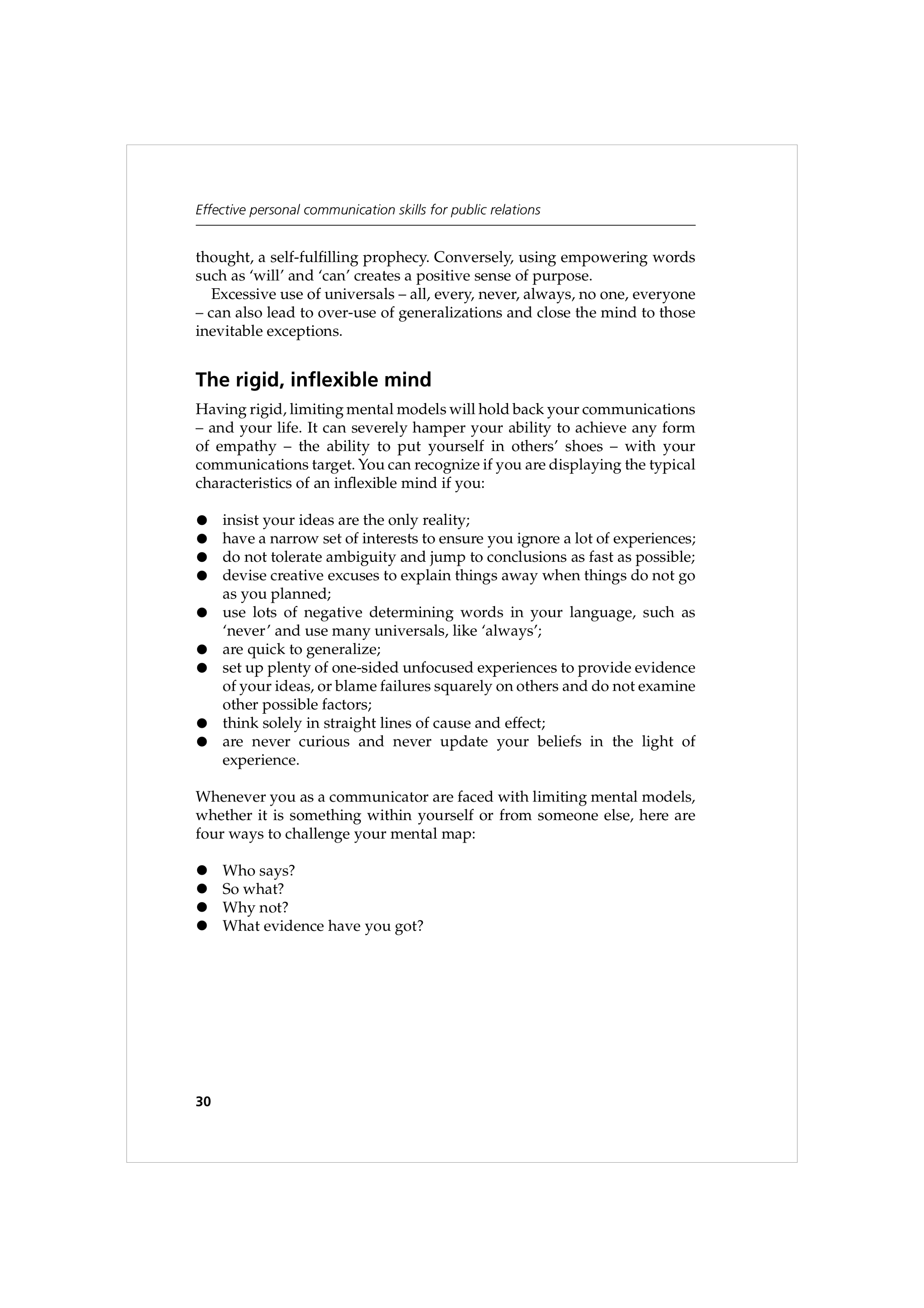 Communication Skills for Public Relations — page 43