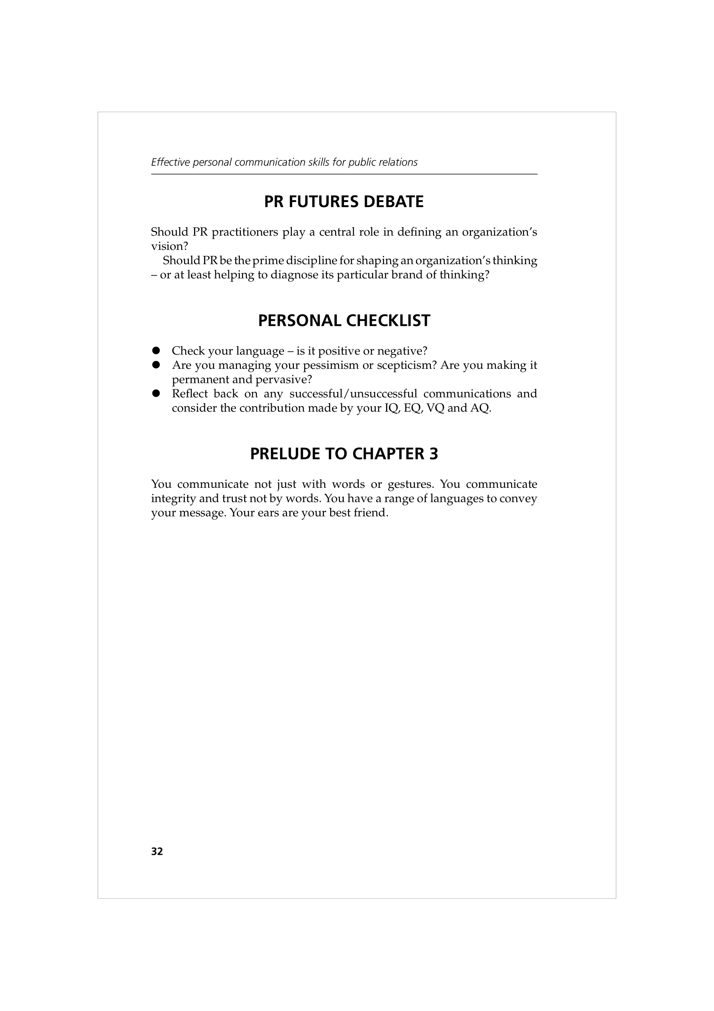 Communication Skills for Public Relations — page 45