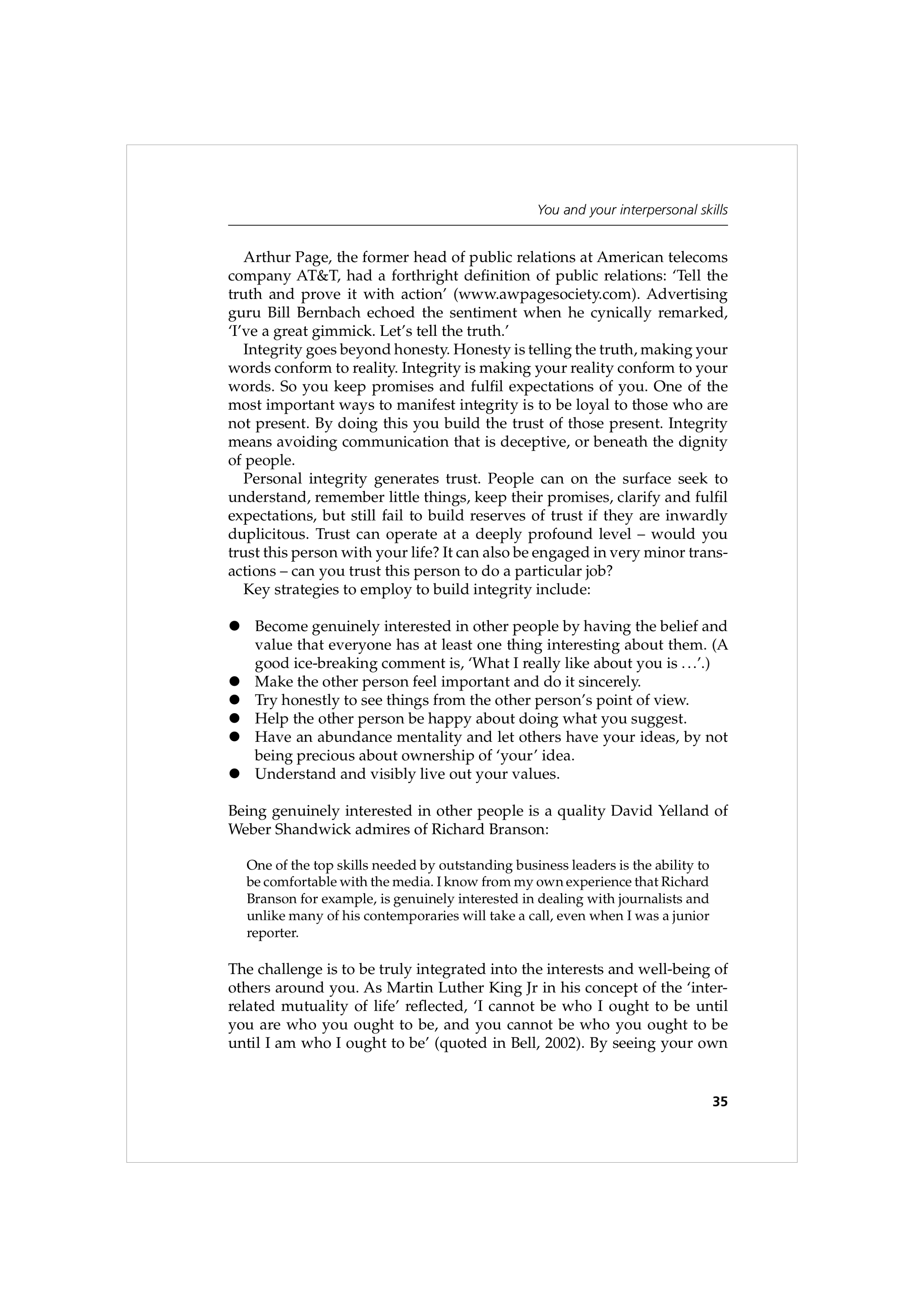 Communication Skills for Public Relations — page 48