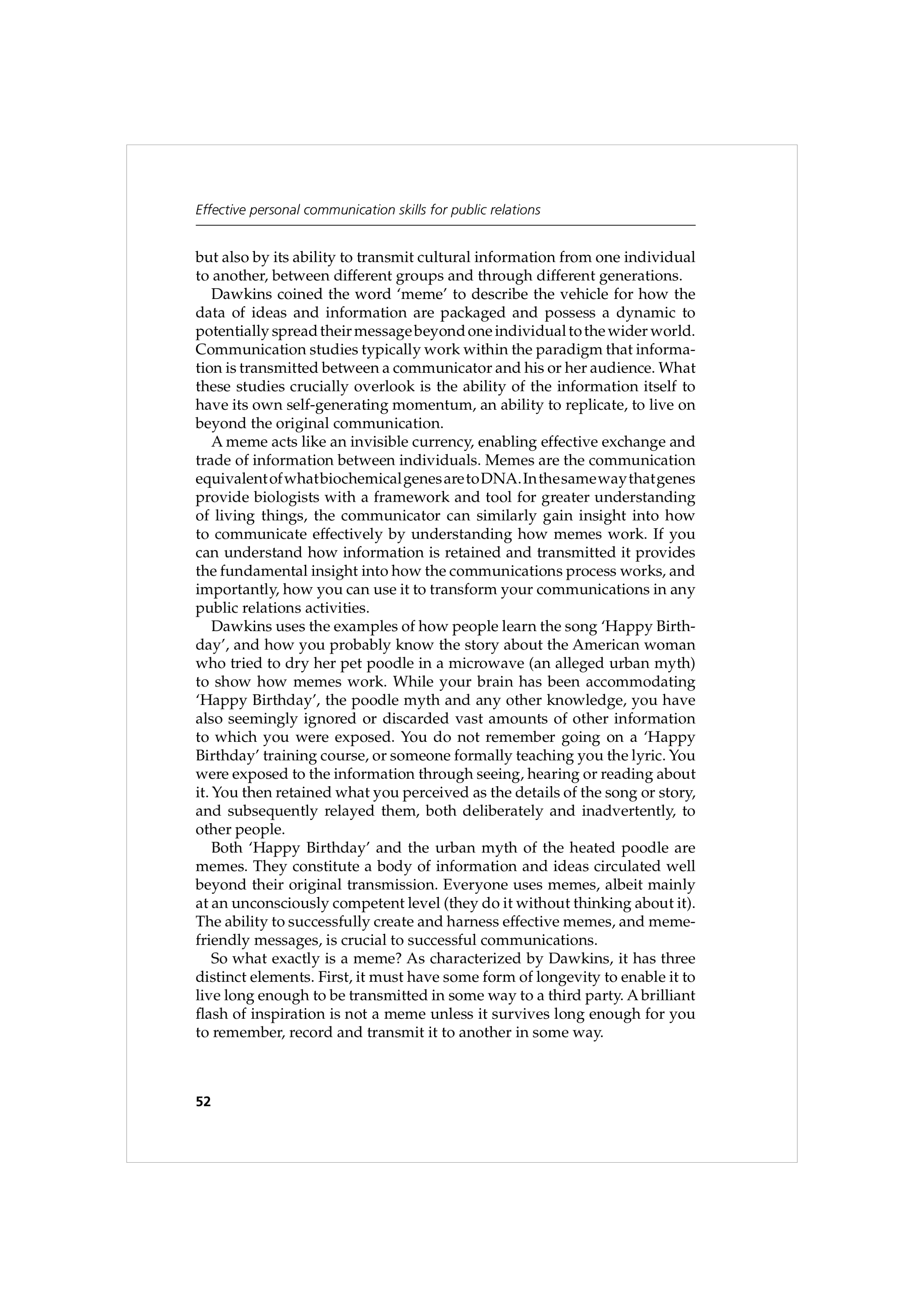 Communication Skills for Public Relations — page 65