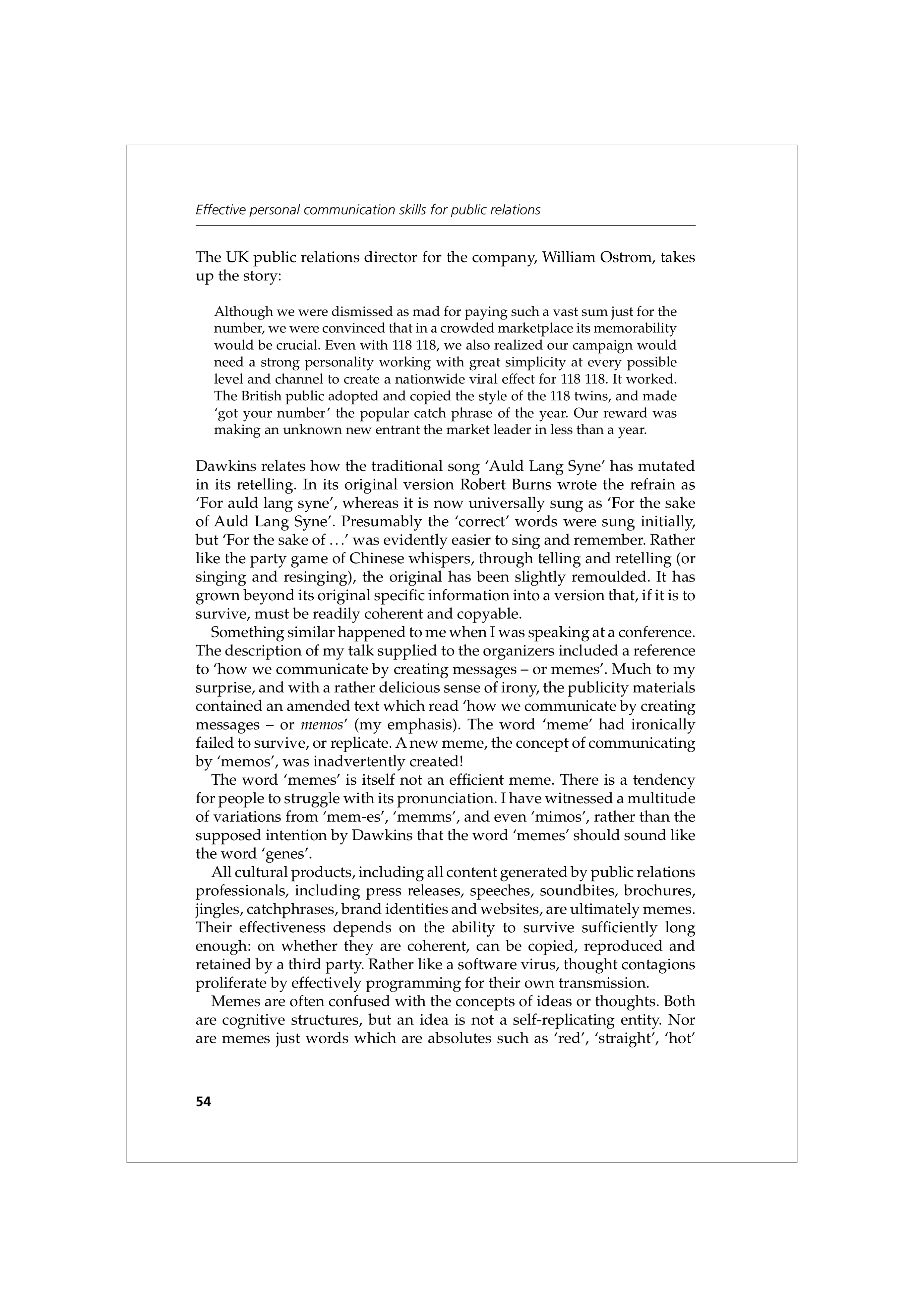 Communication Skills for Public Relations — page 67