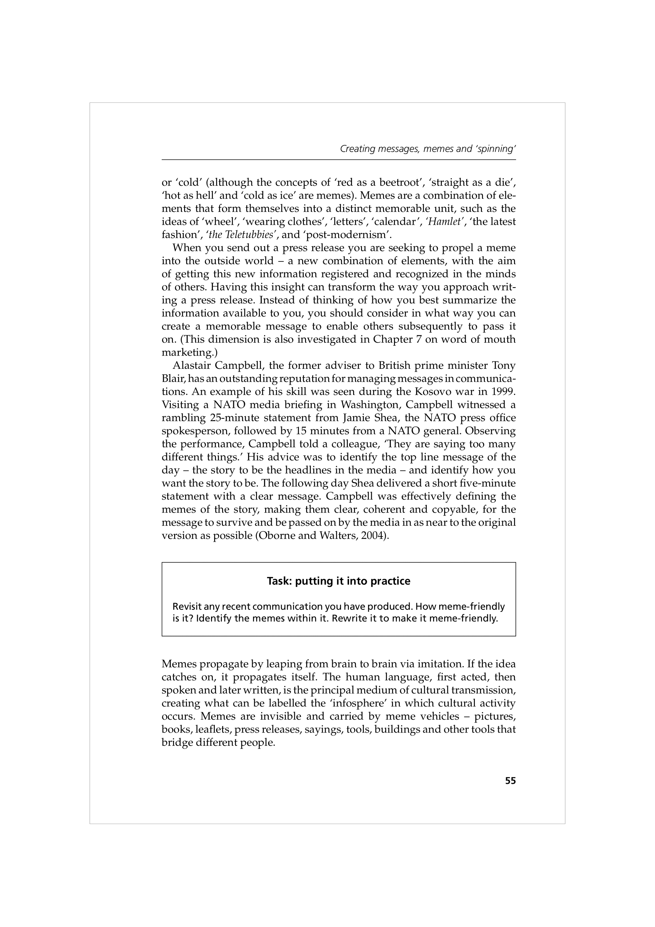 Communication Skills for Public Relations — page 68