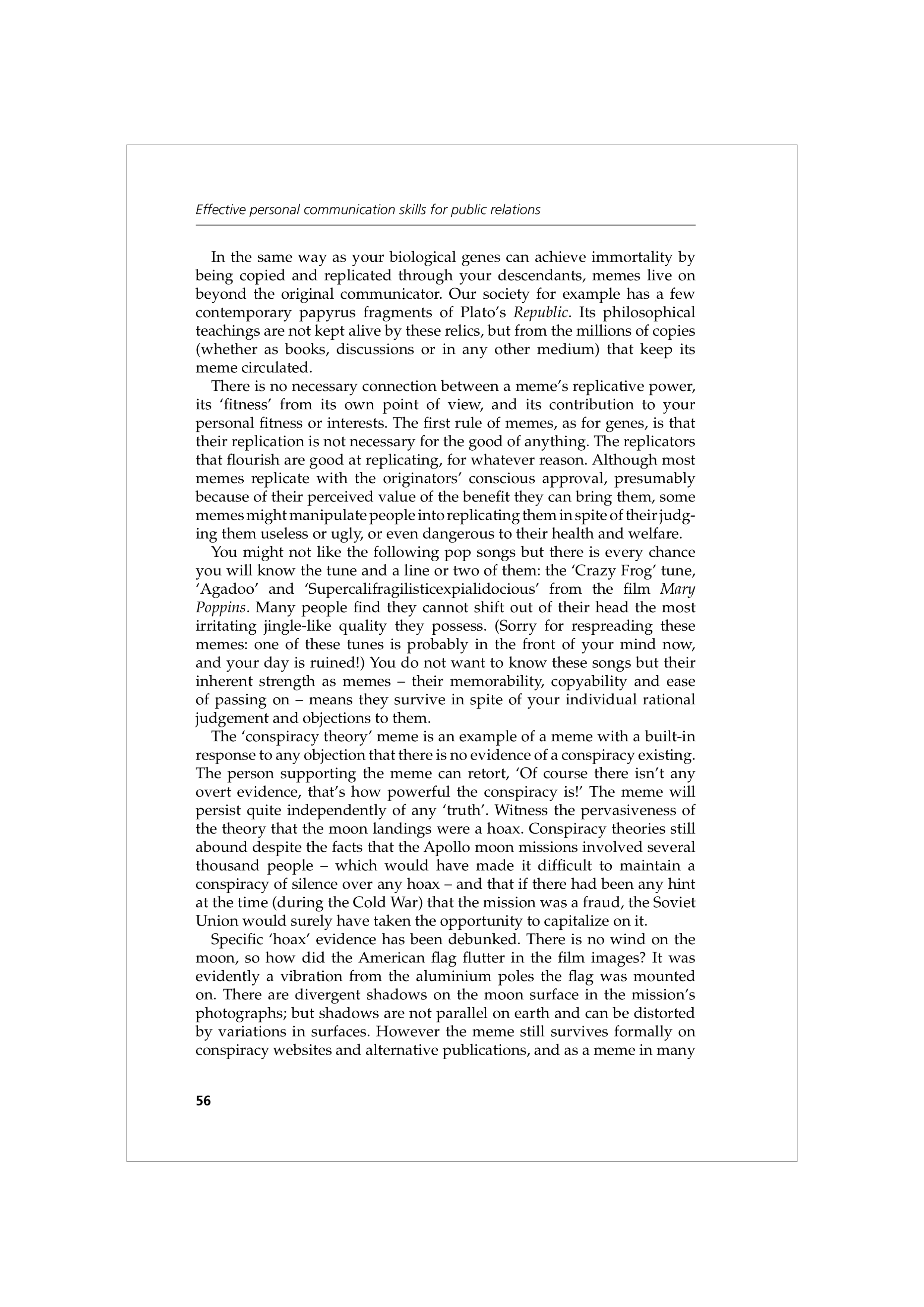 Communication Skills for Public Relations — page 69