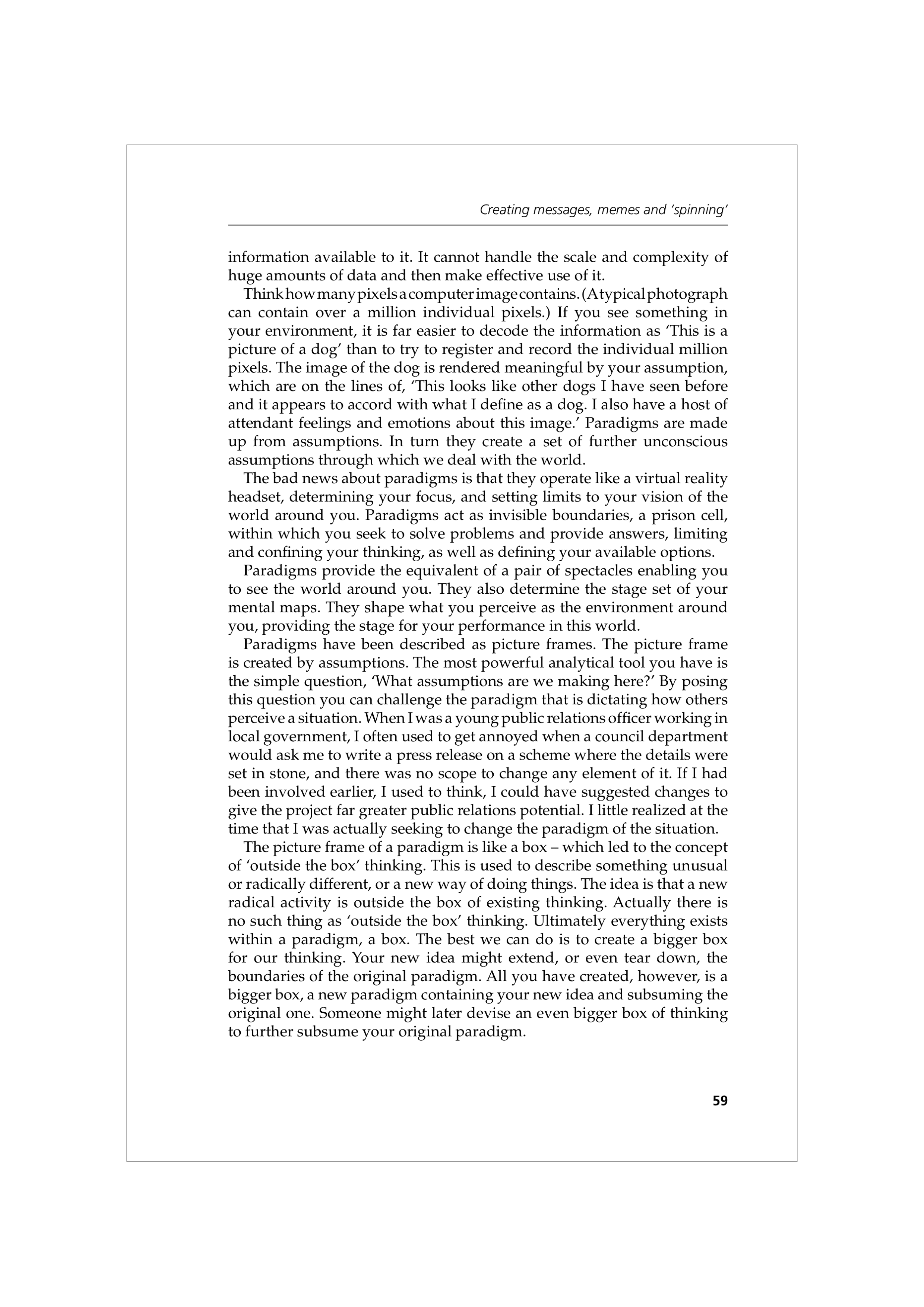 Communication Skills for Public Relations — page 72