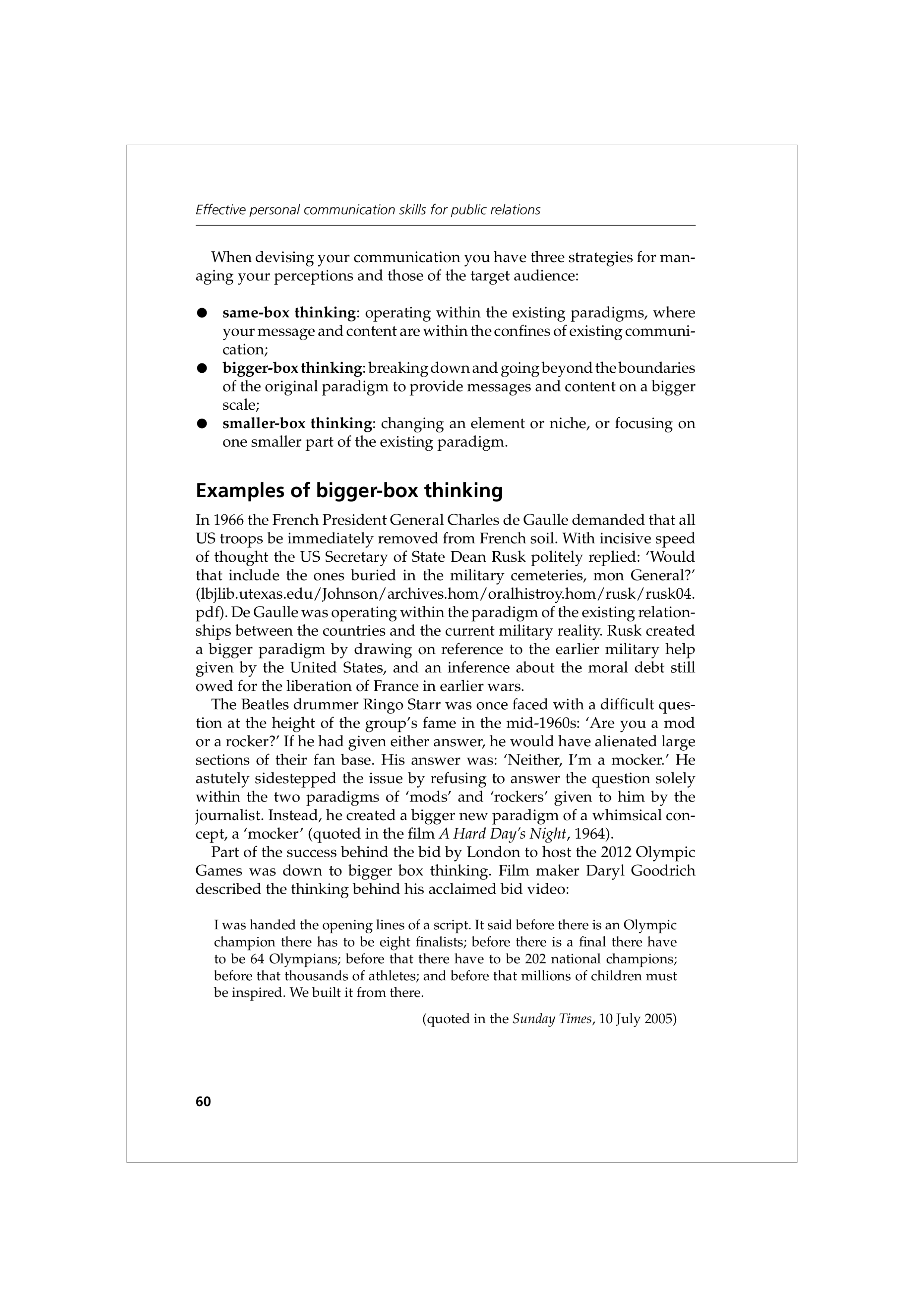 Communication Skills for Public Relations — page 73