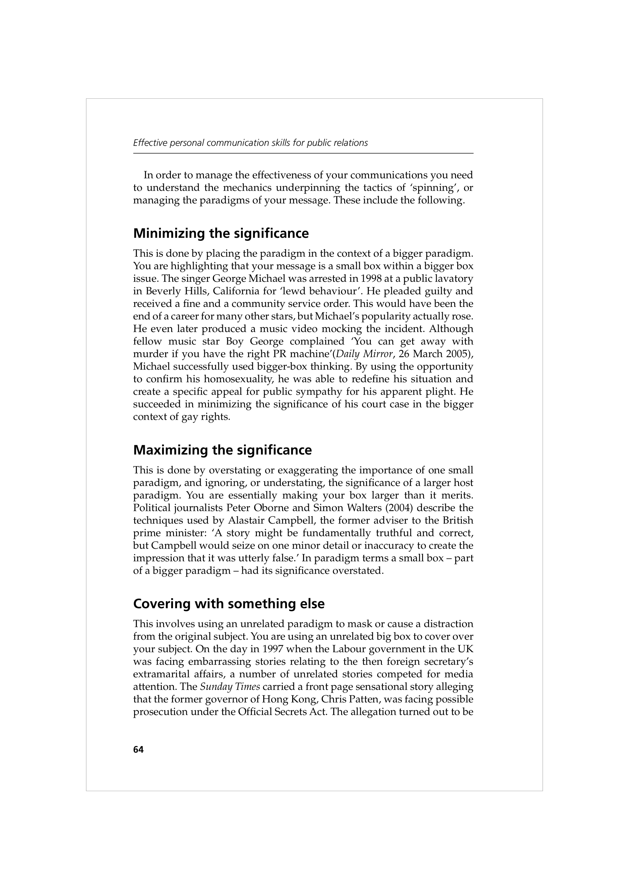 Communication Skills for Public Relations — page 77