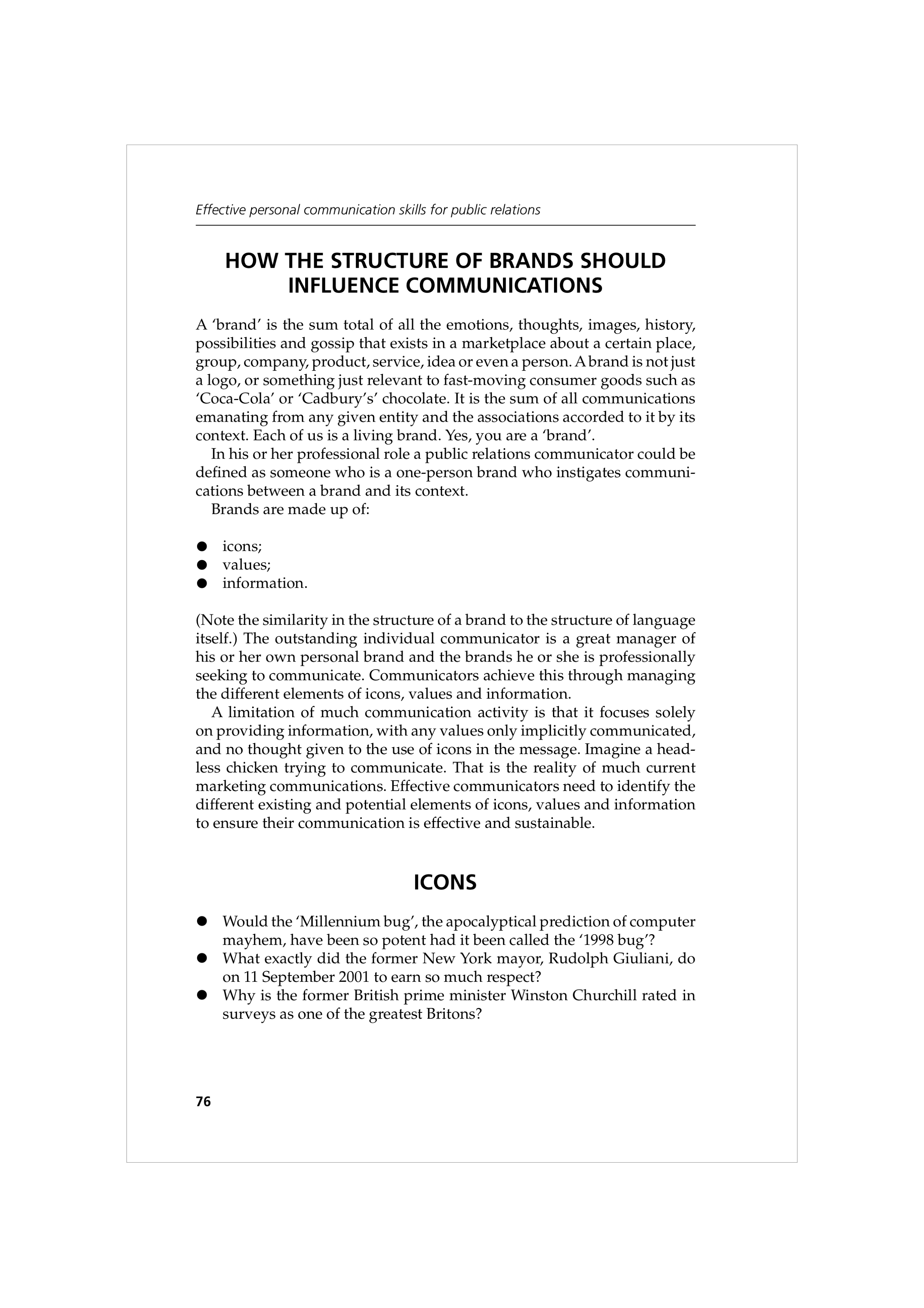 Communication Skills for Public Relations — page 89