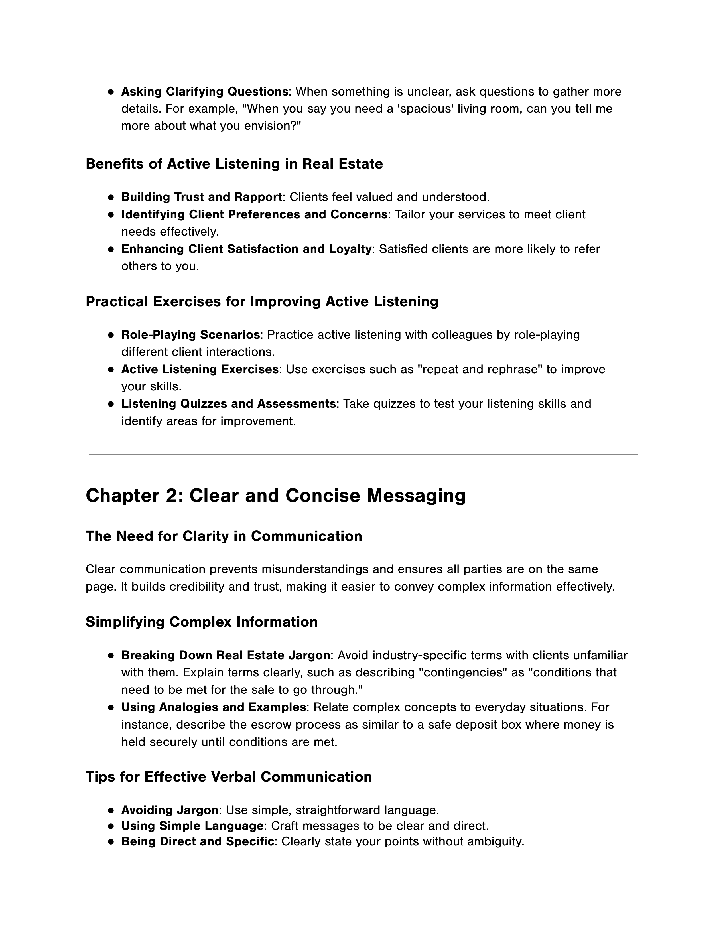 Communication Skills for Real Estate Agents — page 3