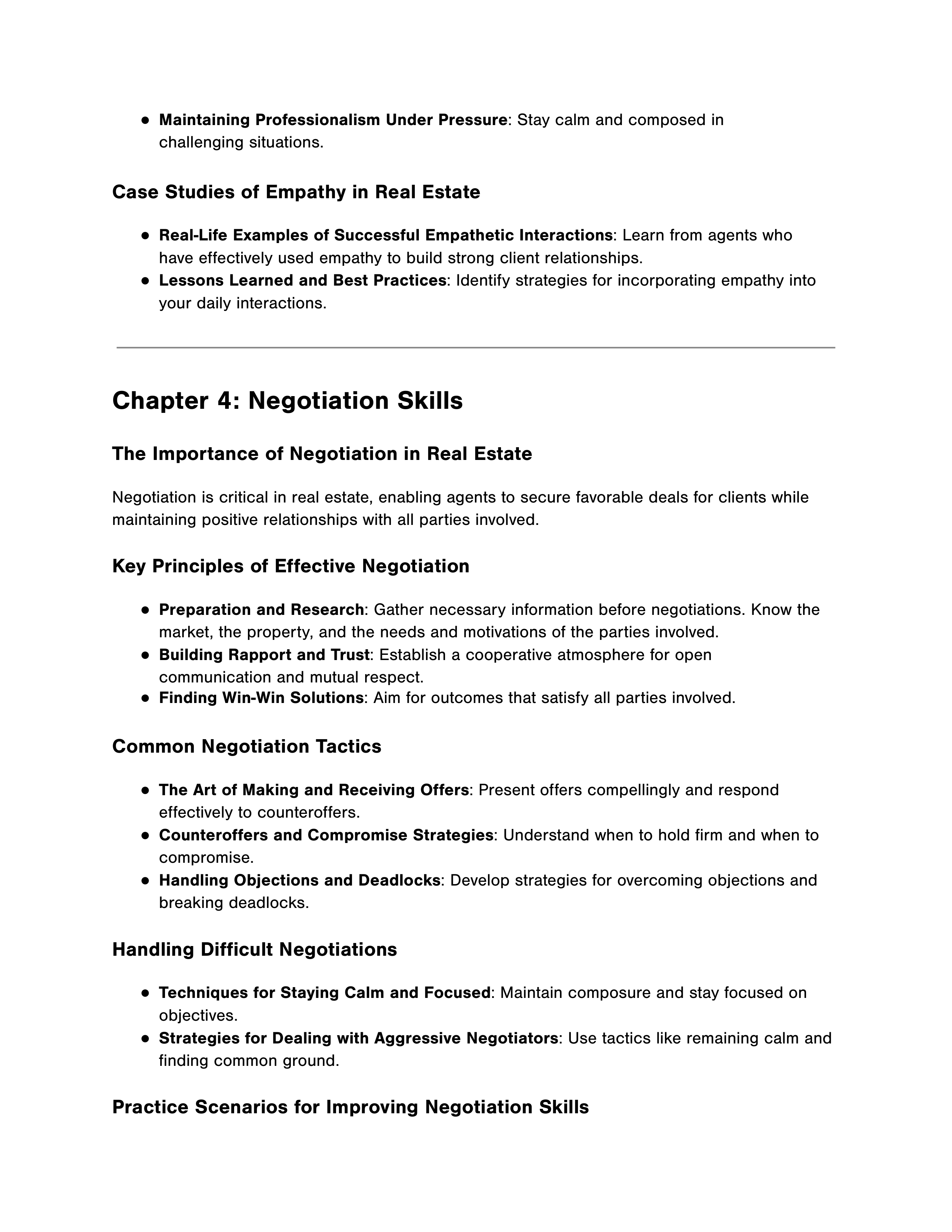 Communication Skills for Real Estate Agents — page 5