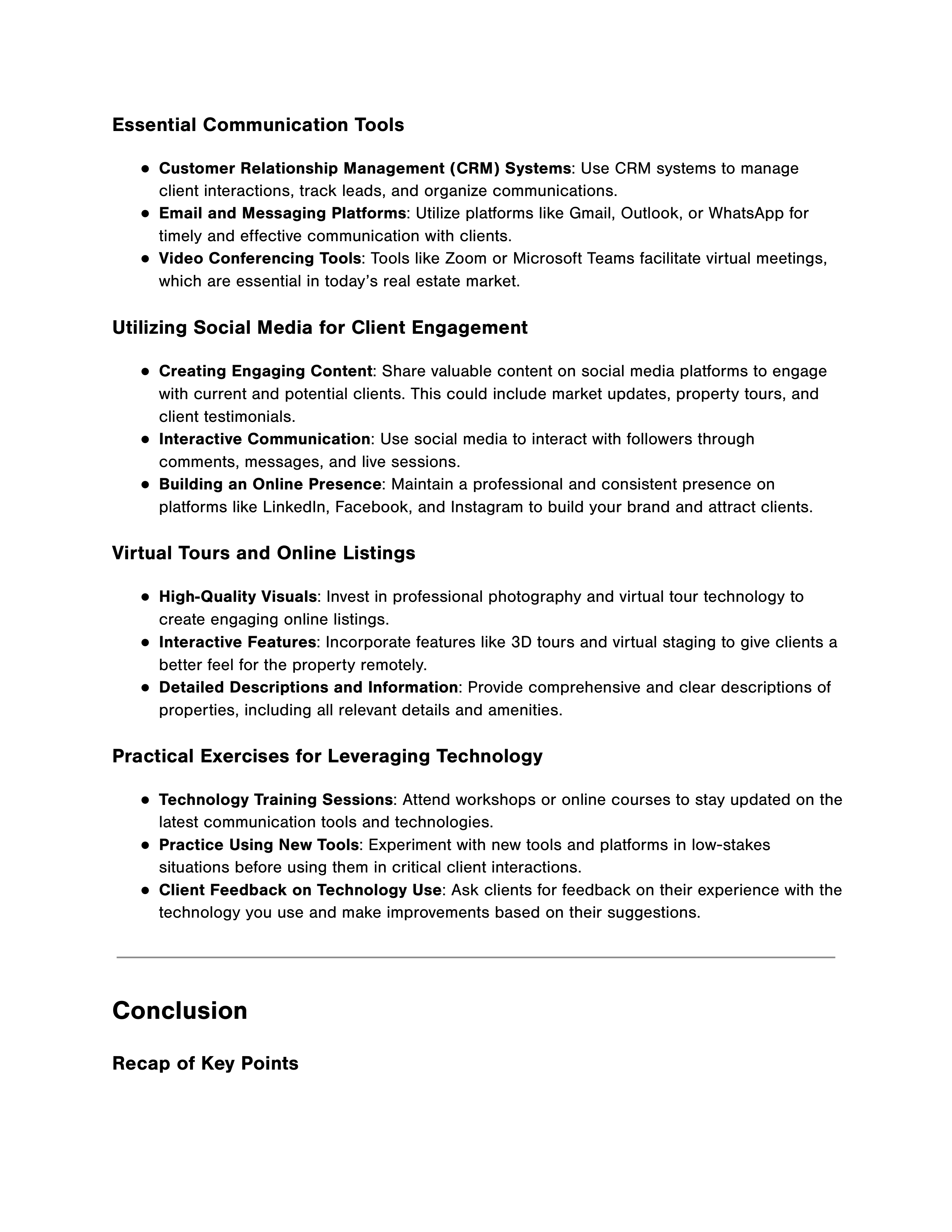 Communication Skills for Real Estate Agents — page 9
