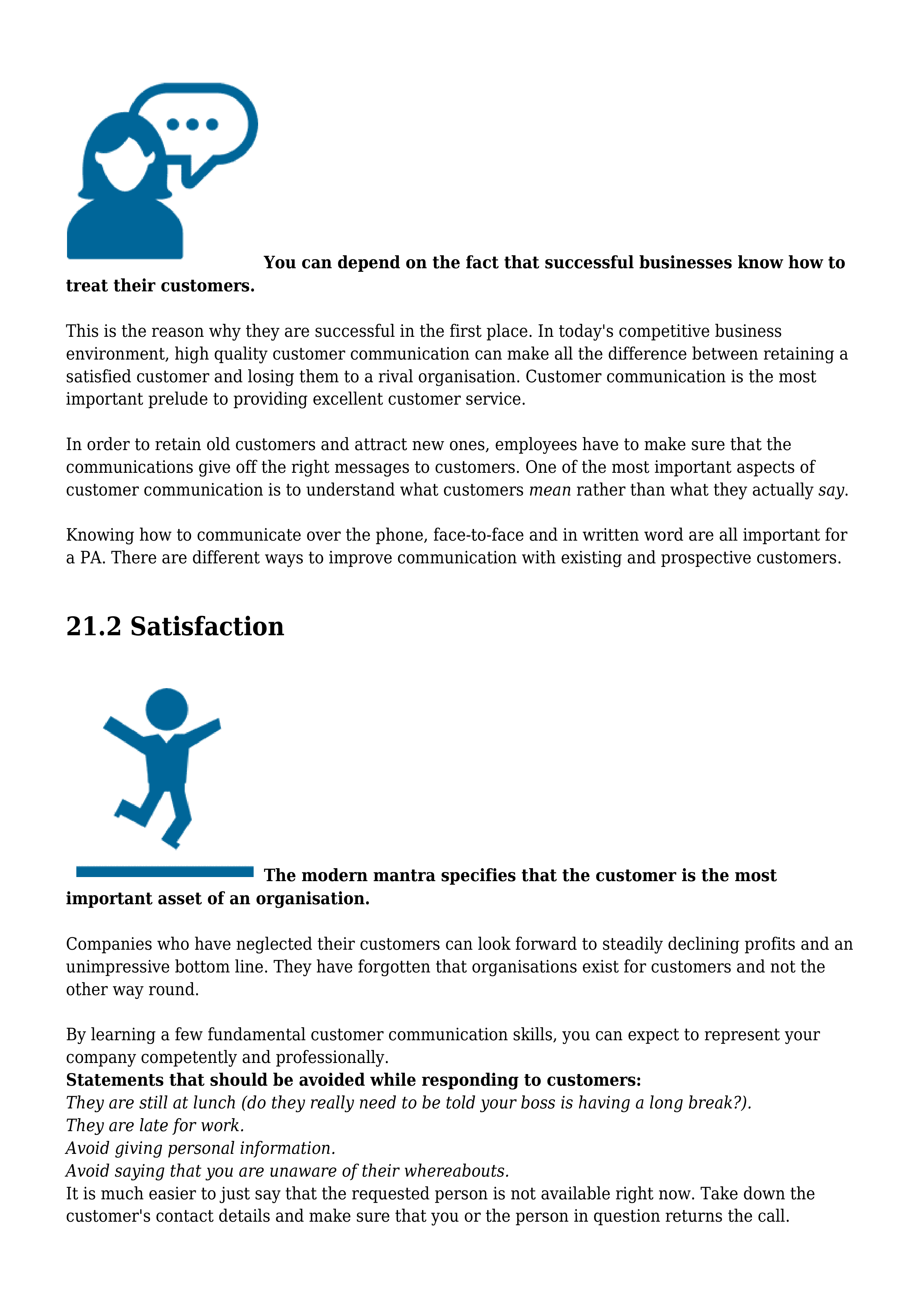Communication Skills for Receptionist — page 2