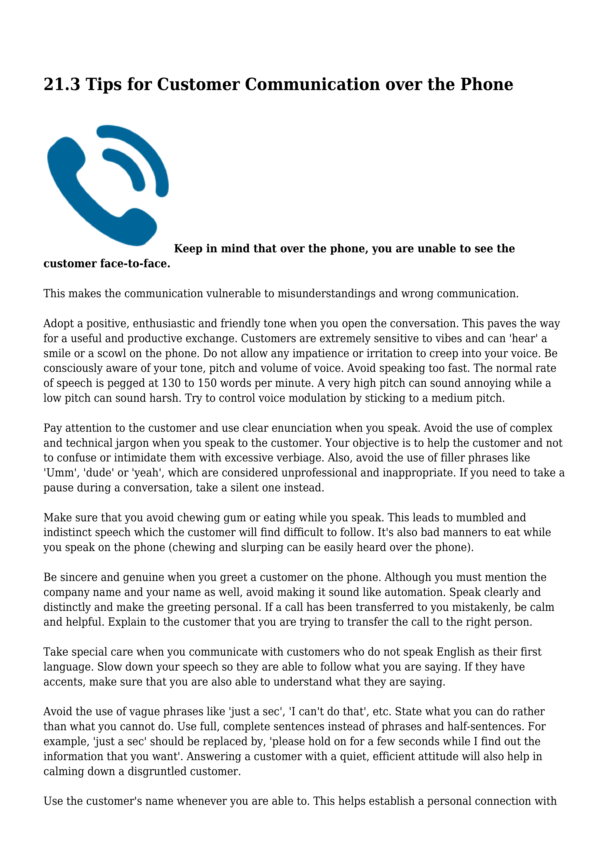 Communication Skills for Receptionist — page 3