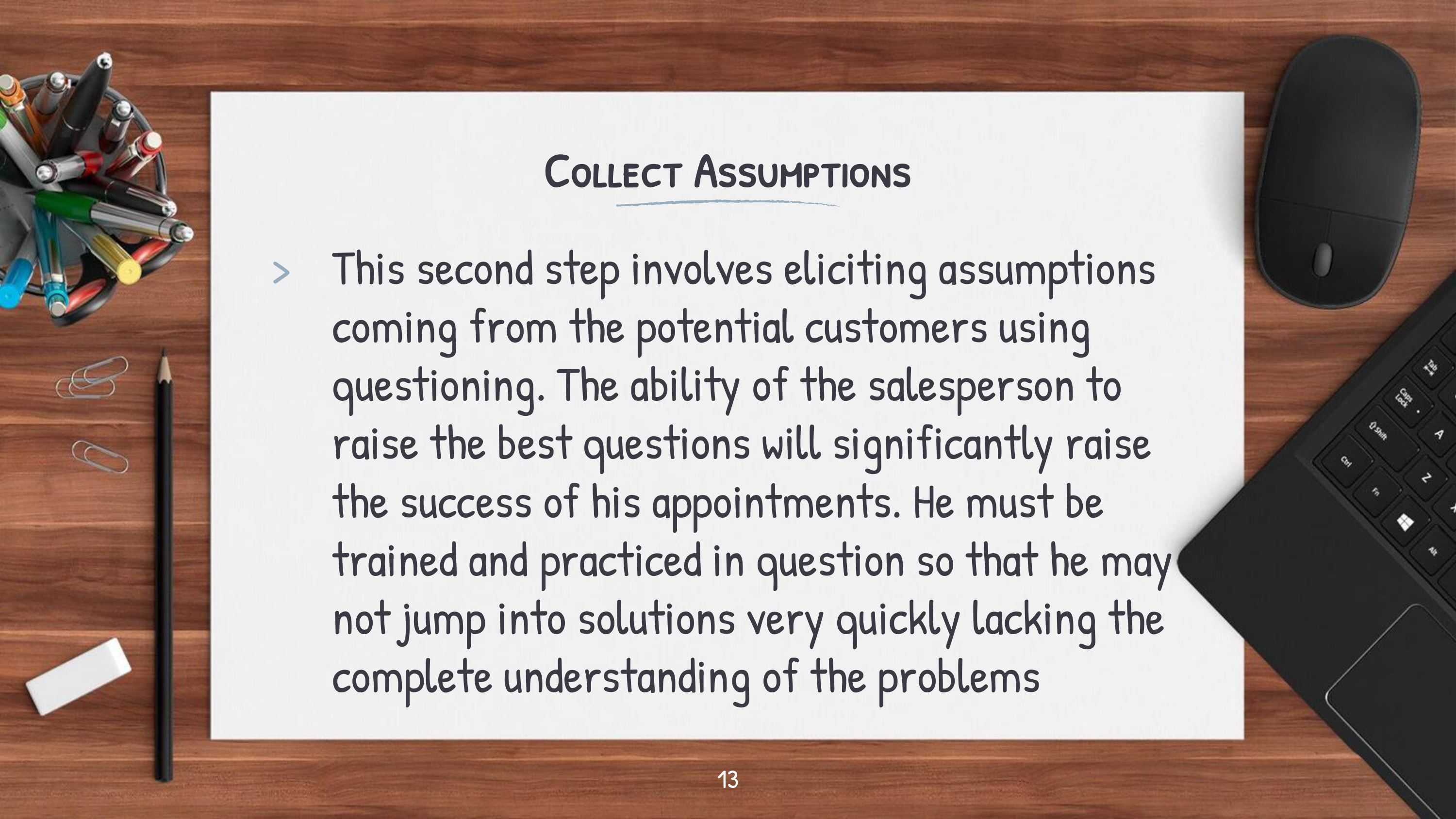 Communication Skills for Sales Professionals — page 13