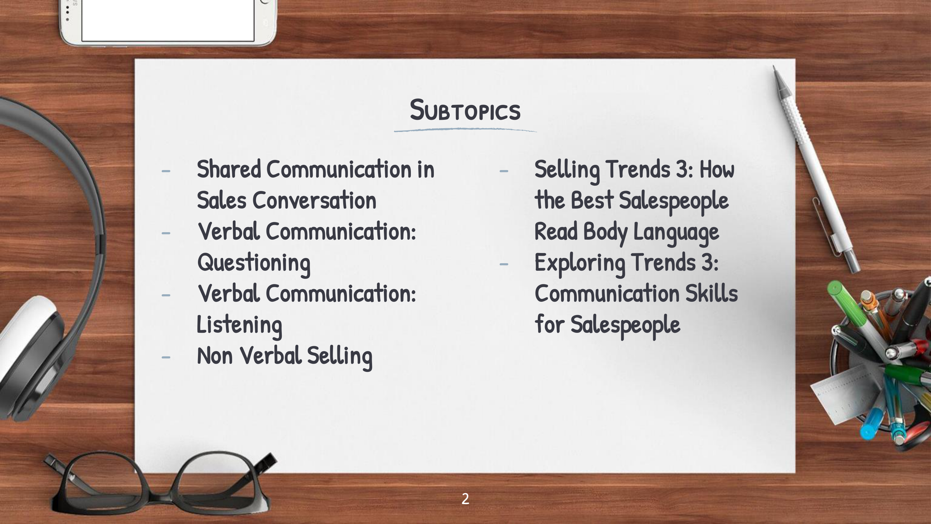 Communication Skills for Sales Professionals — page 2