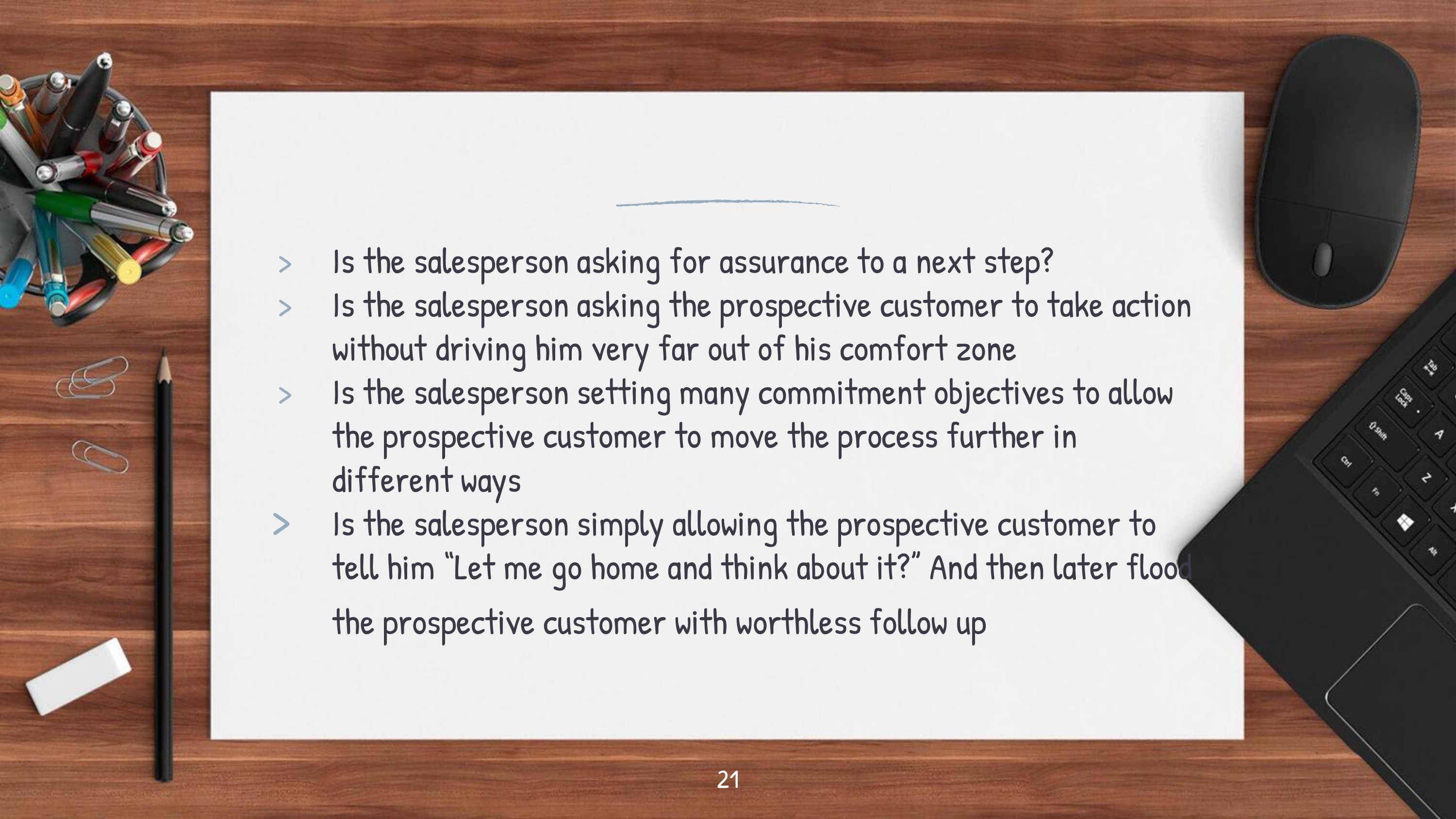 Communication Skills for Sales Professionals — page 21