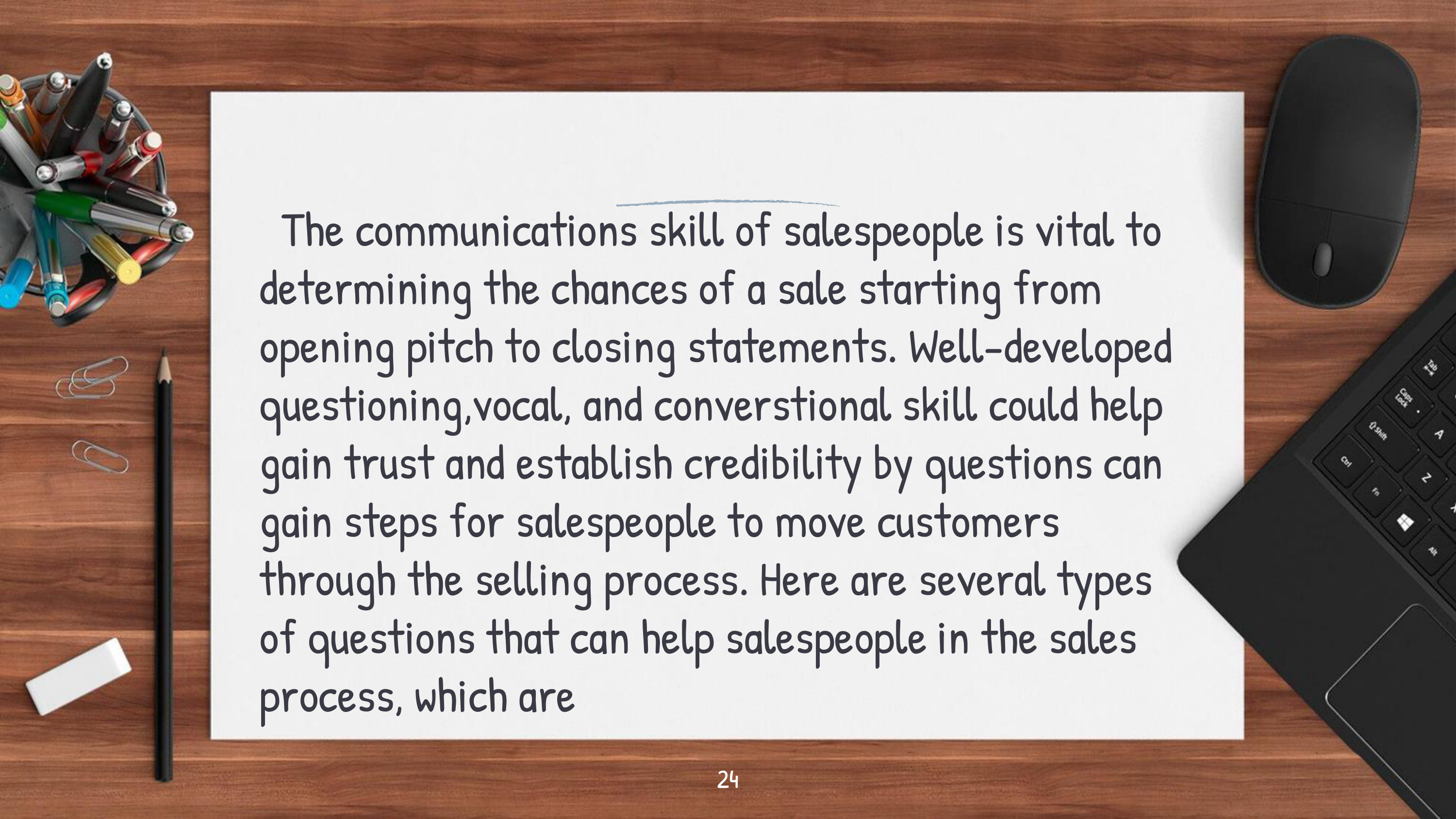 Communication Skills for Sales Professionals — page 24
