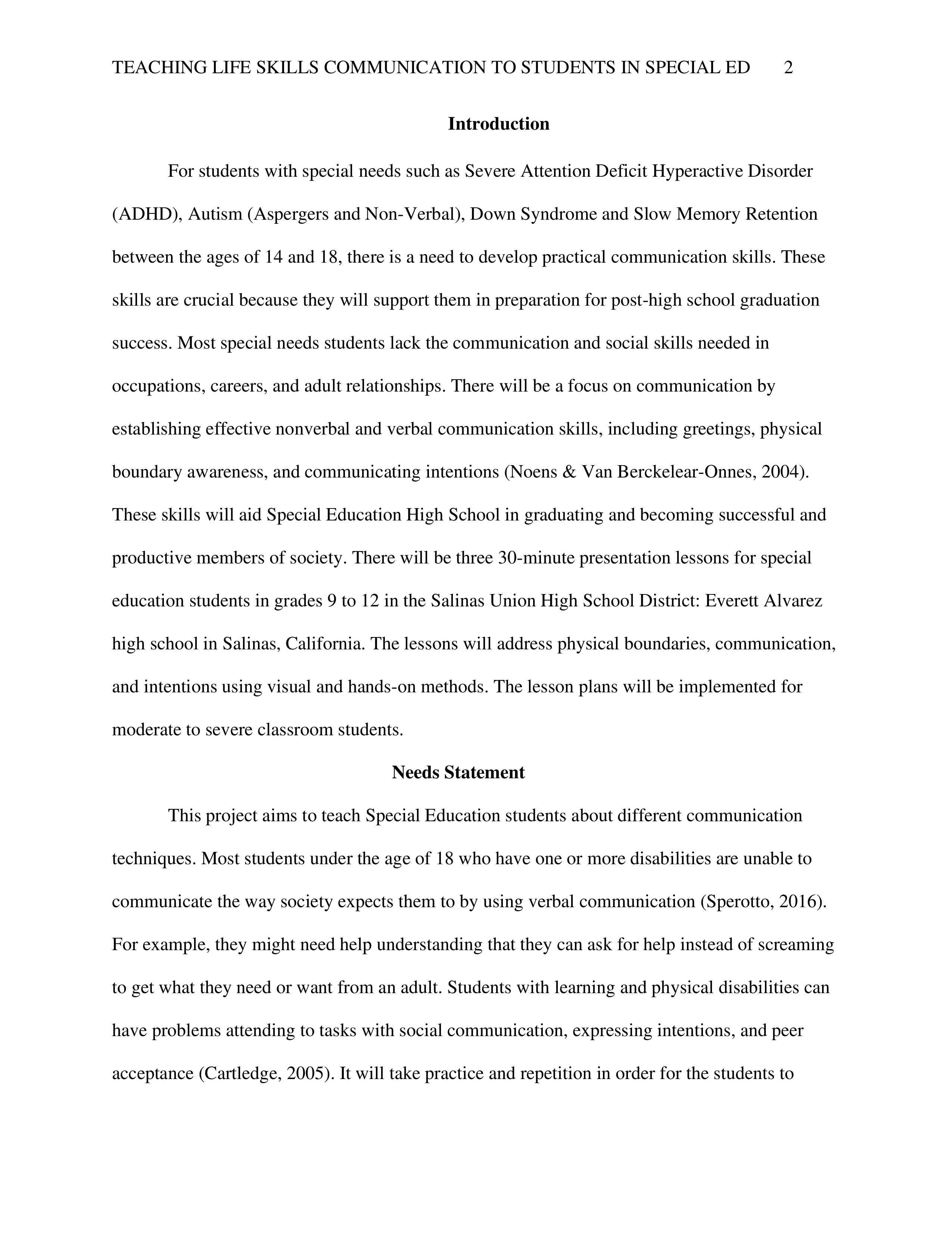 Communication Skills for Special Education Teachers — page 3