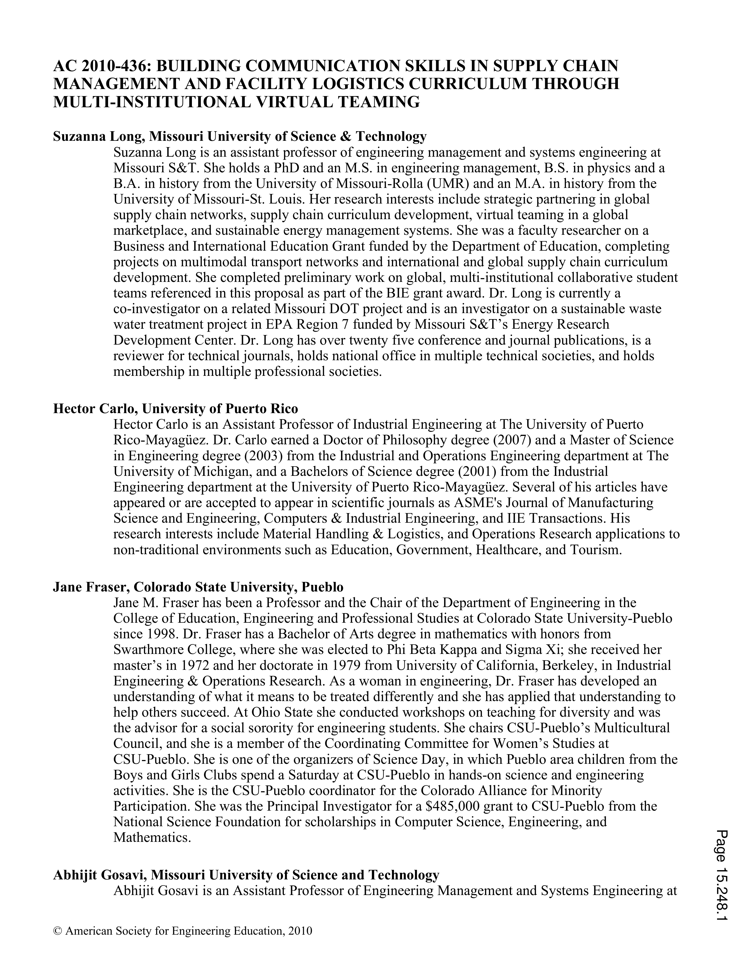 Communication Skills for Supply Chain Professionals — page 1