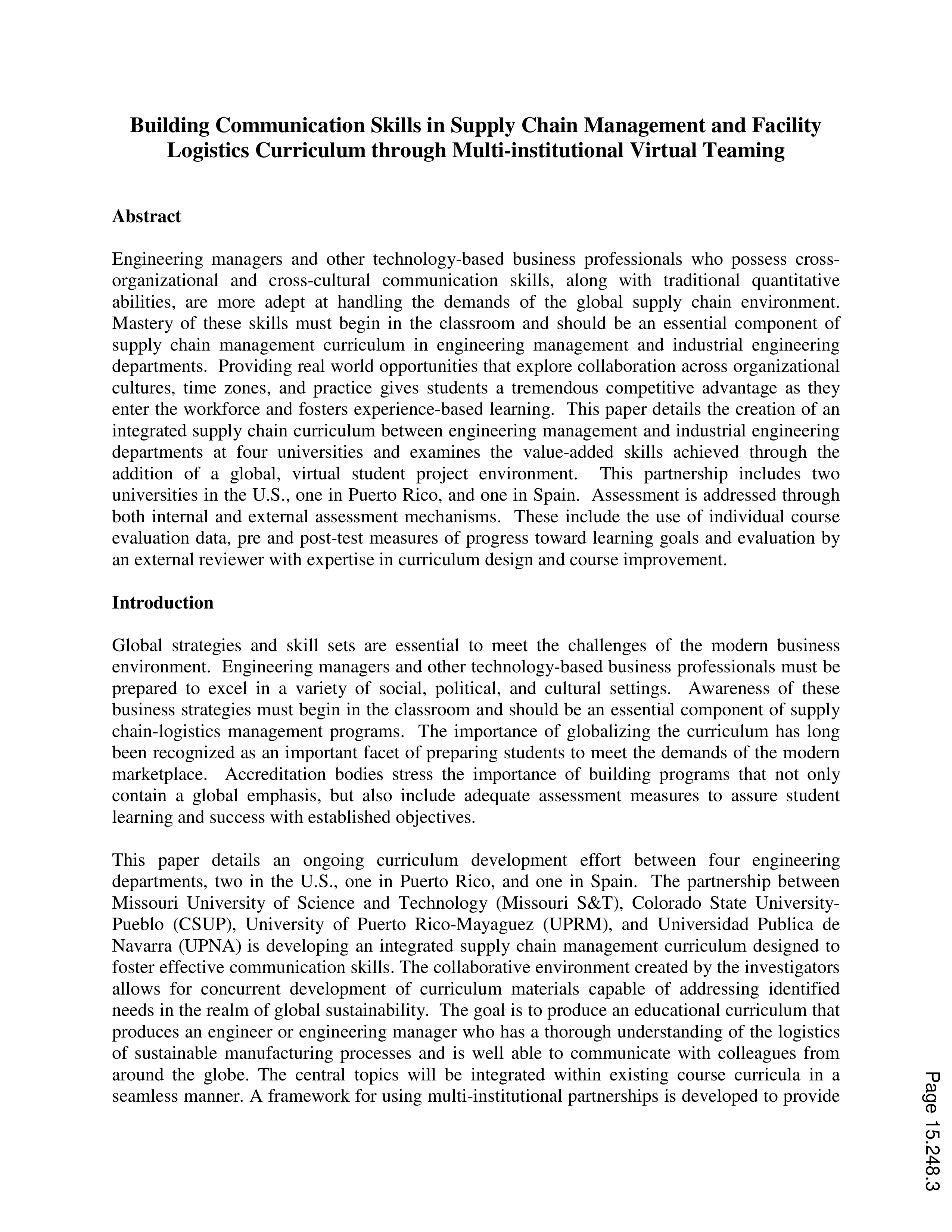 Communication Skills for Supply Chain Professionals — page 3