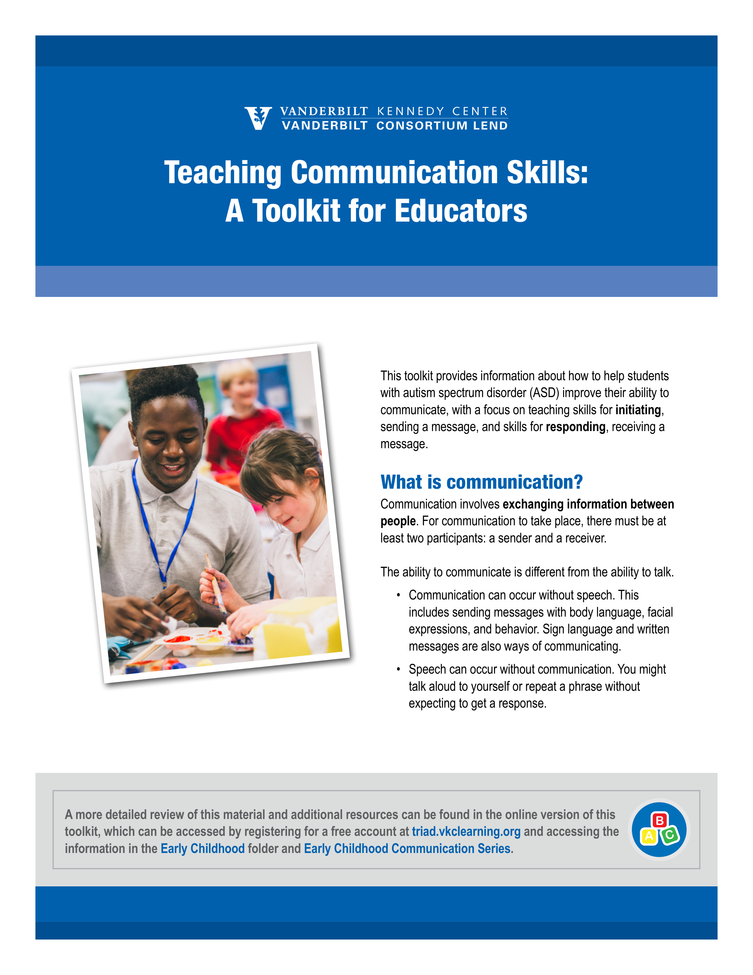 Communication Skills for Teaching — page 1