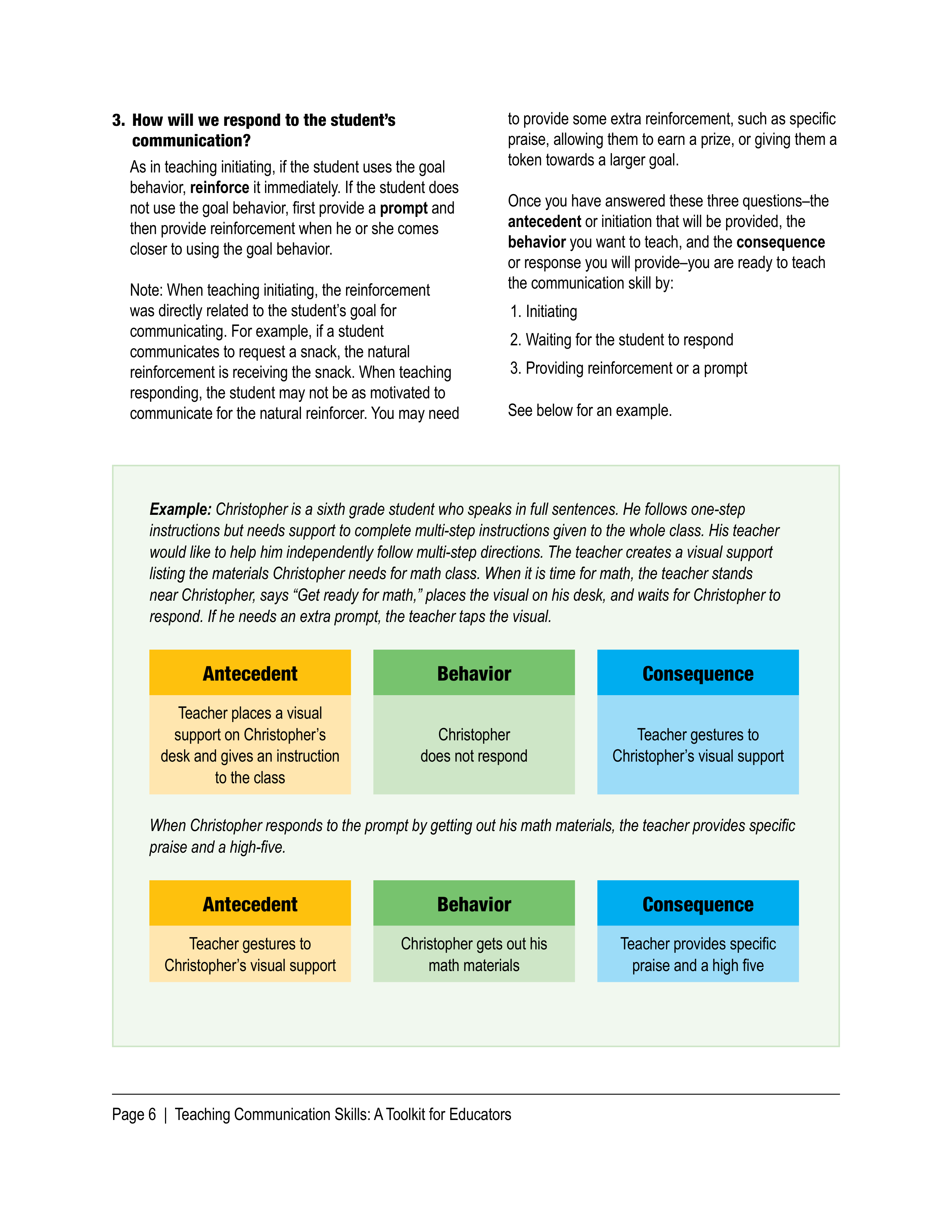 Communication Skills for Teaching — page 6