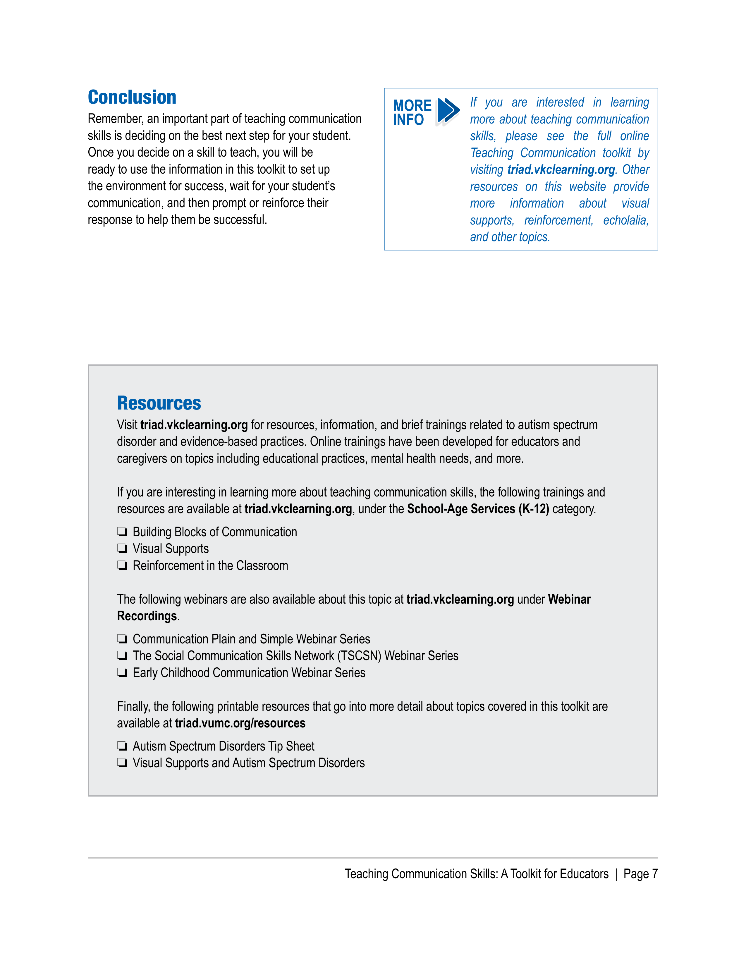 Communication Skills for Teaching — page 7