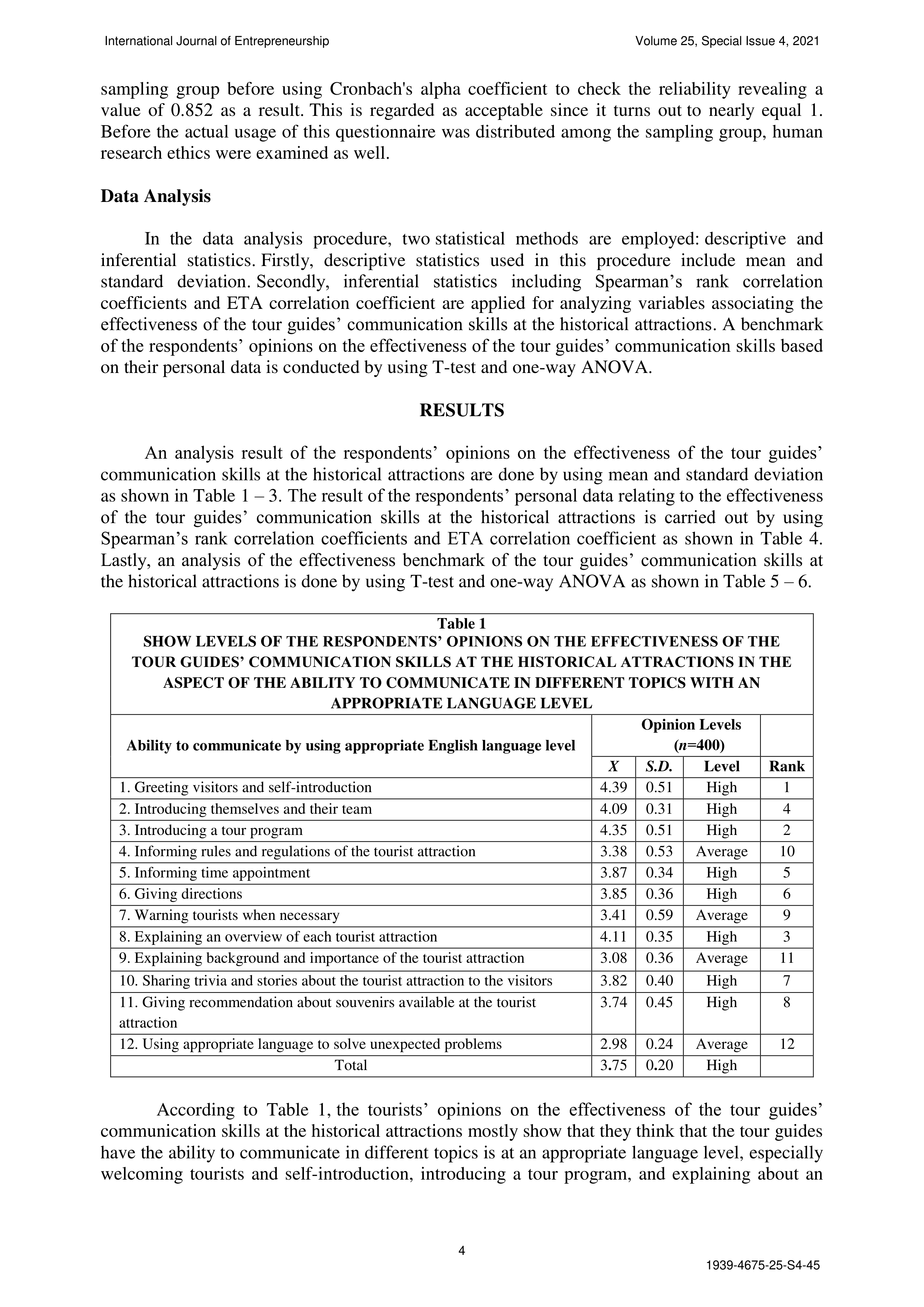 Communication Skills for Tour Guides — page 4
