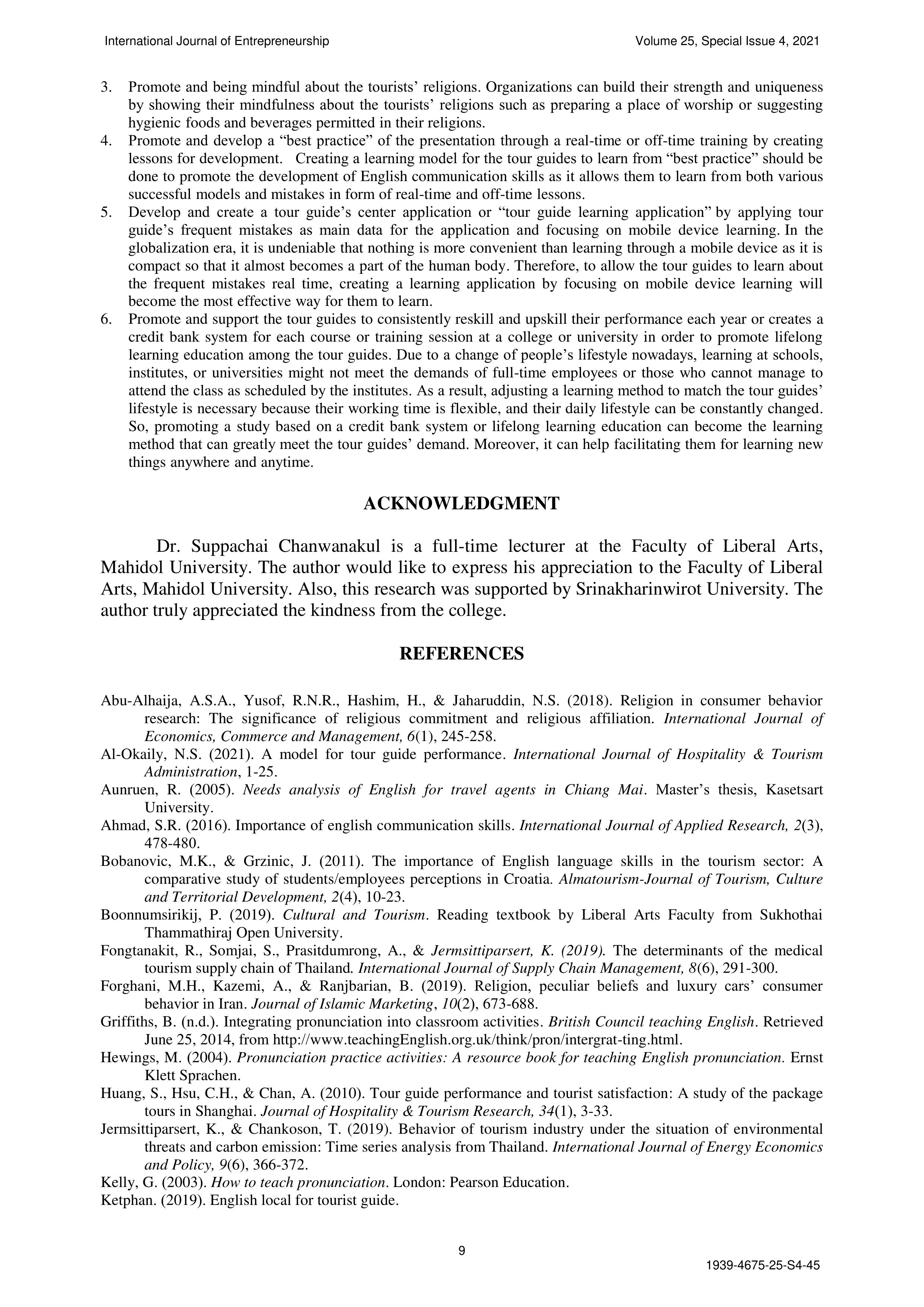 Communication Skills for Tour Guides — page 9