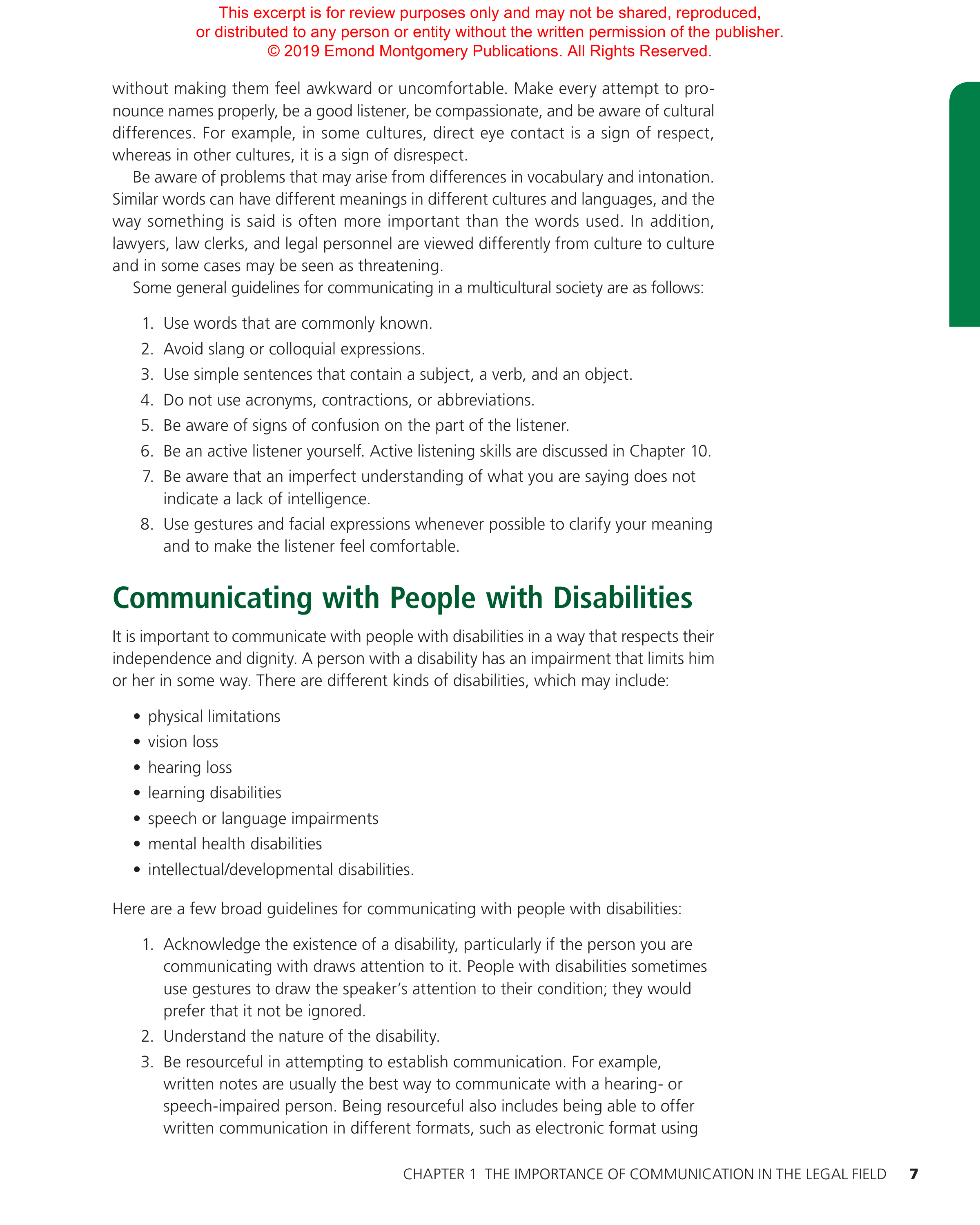 Communication Skills in Legal Field — page 7
