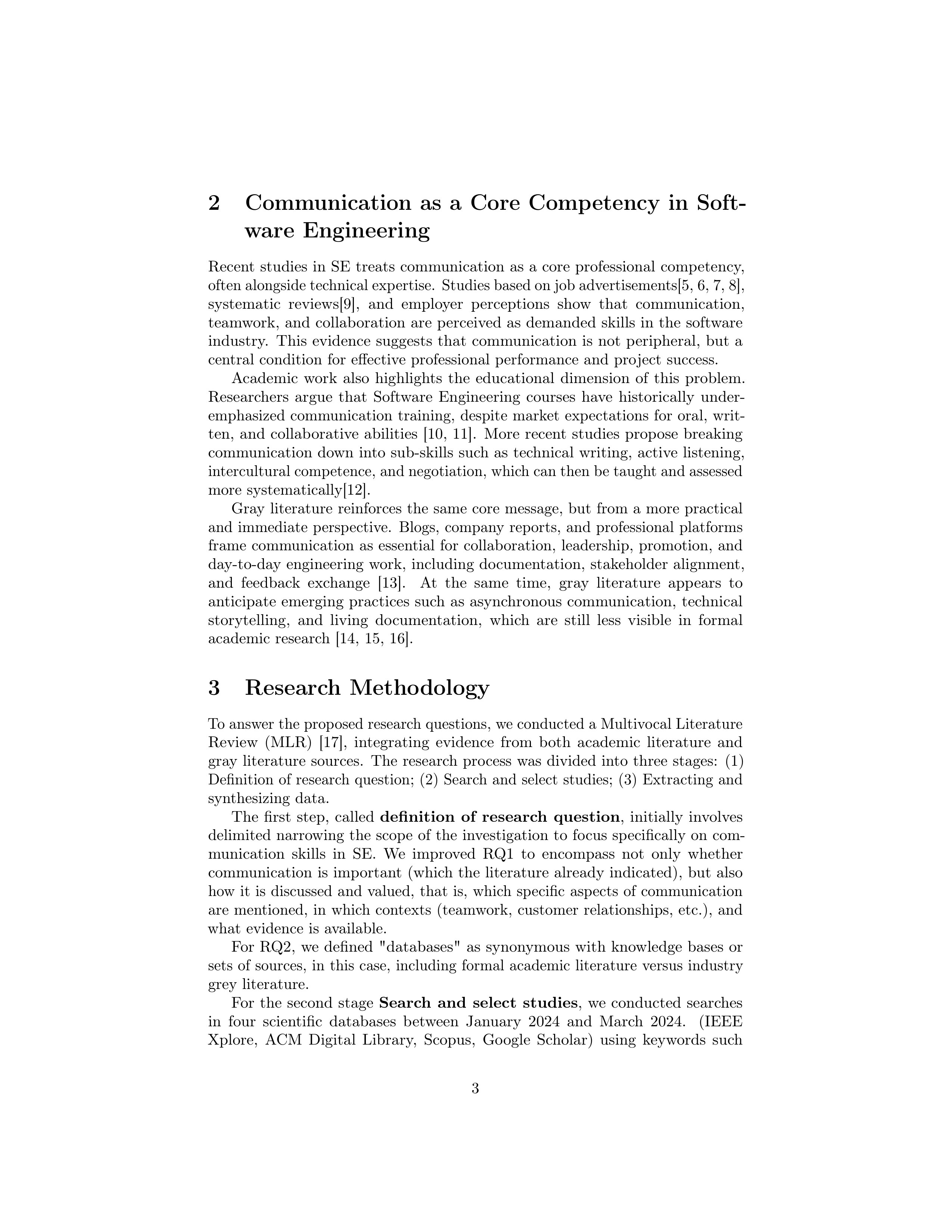 Communication Skills in Software Engineer Professionals — page 3
