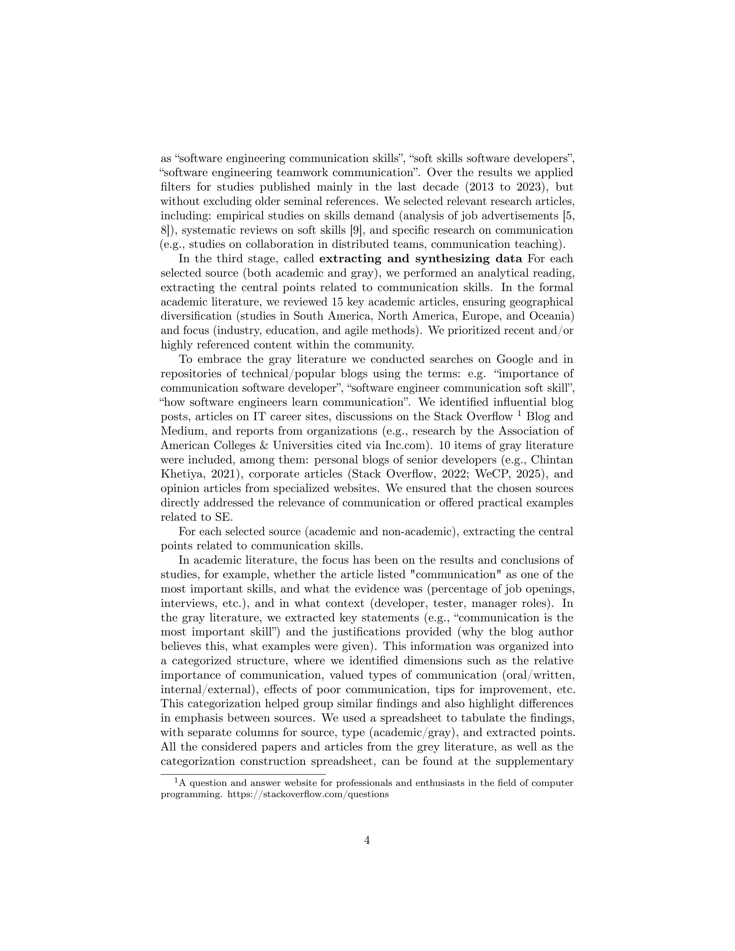 Communication Skills in Software Engineer Professionals — page 4