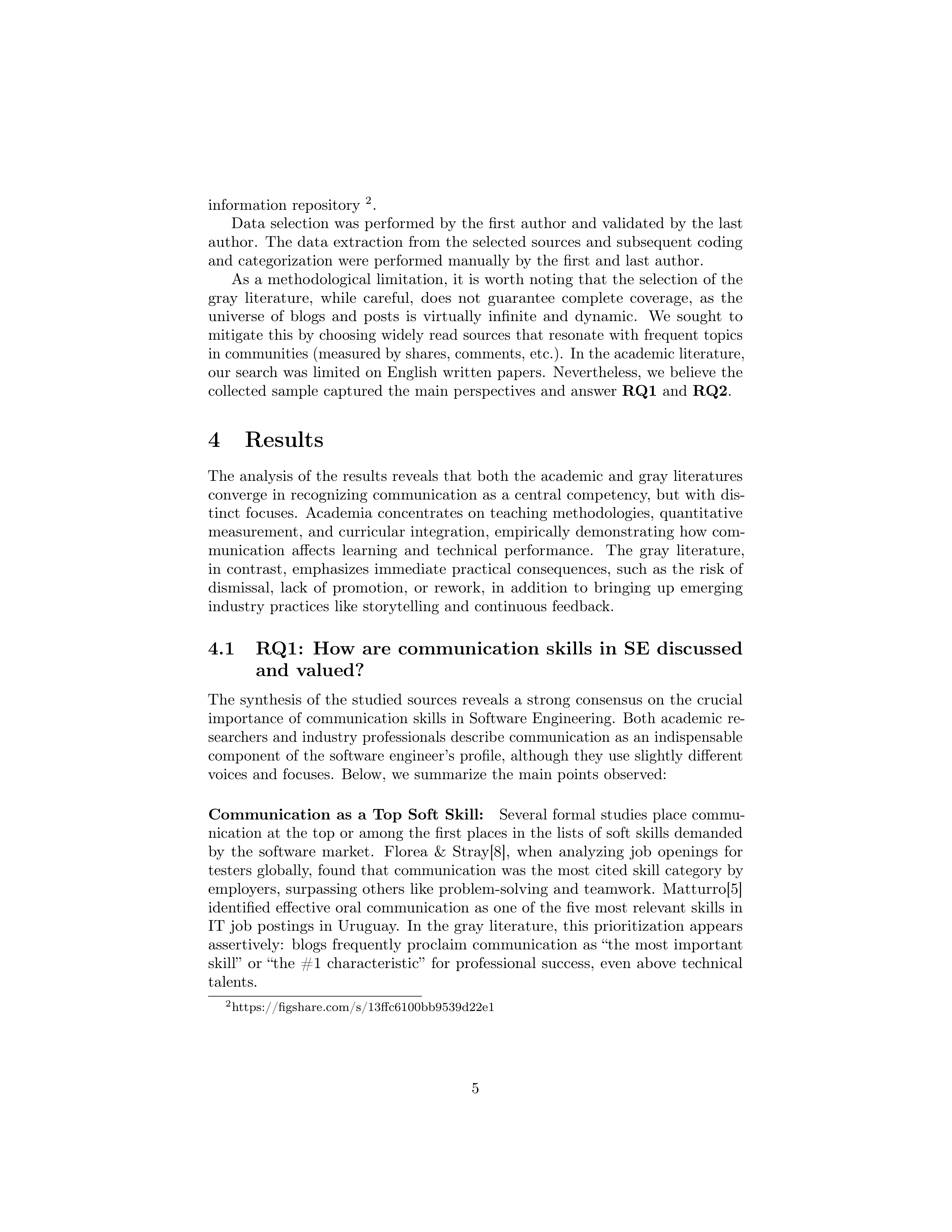 Communication Skills in Software Engineer Professionals — page 5