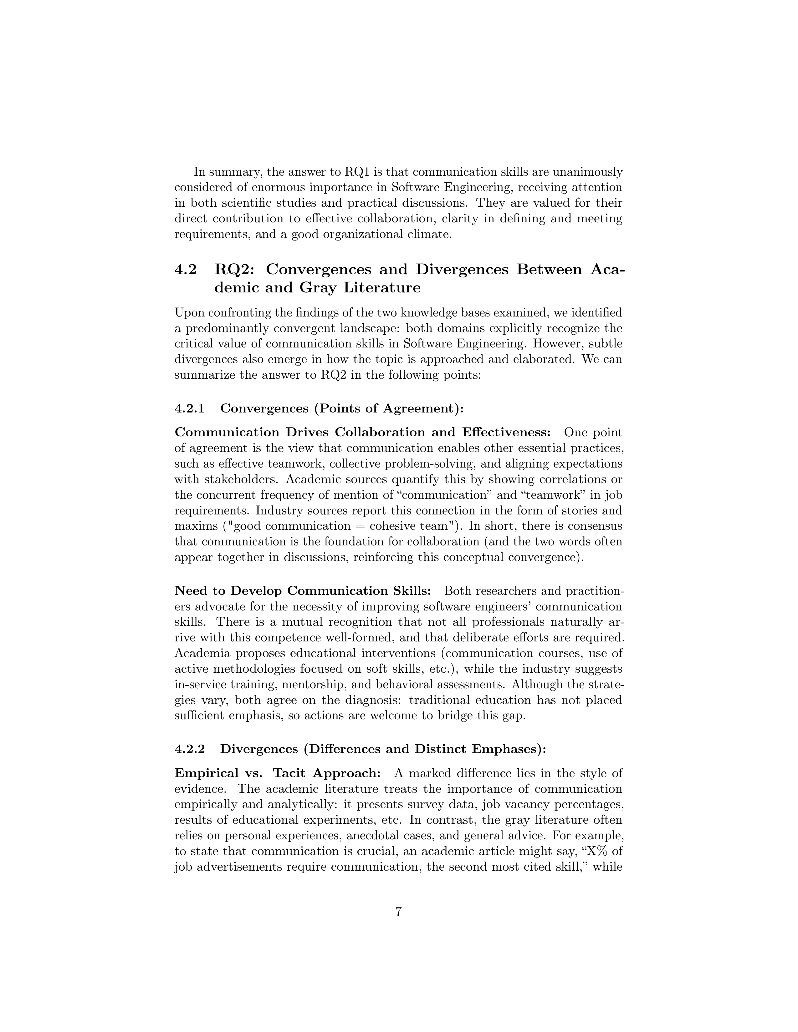 Communication Skills in Software Engineer Professionals — page 7