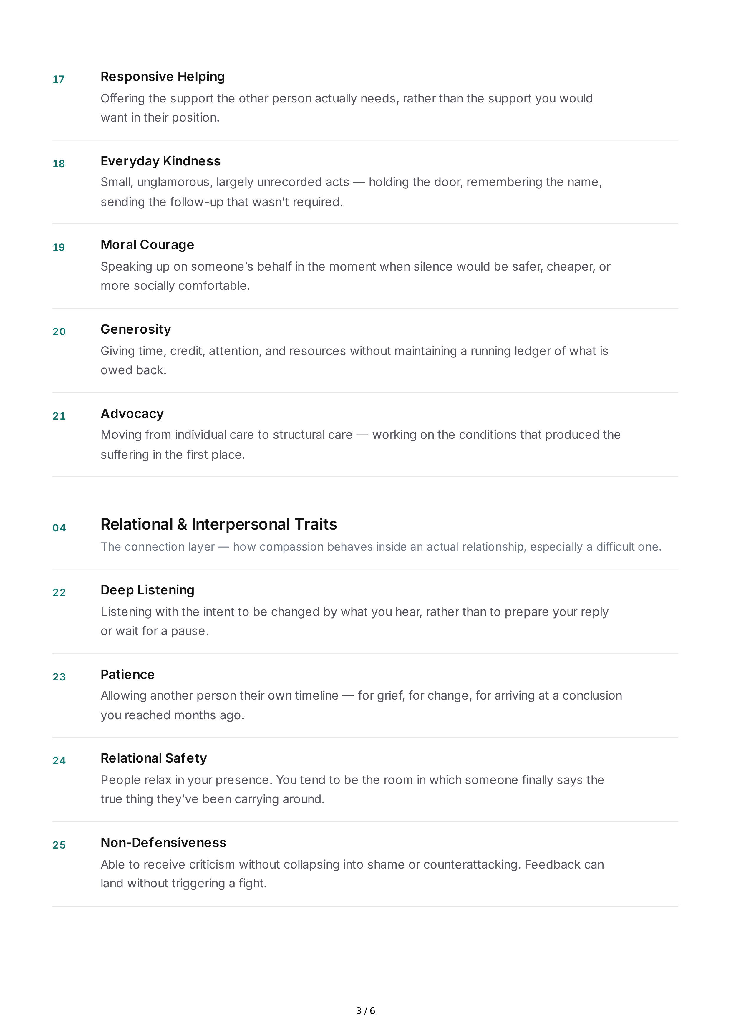 Compassion Personality Traits — page 3