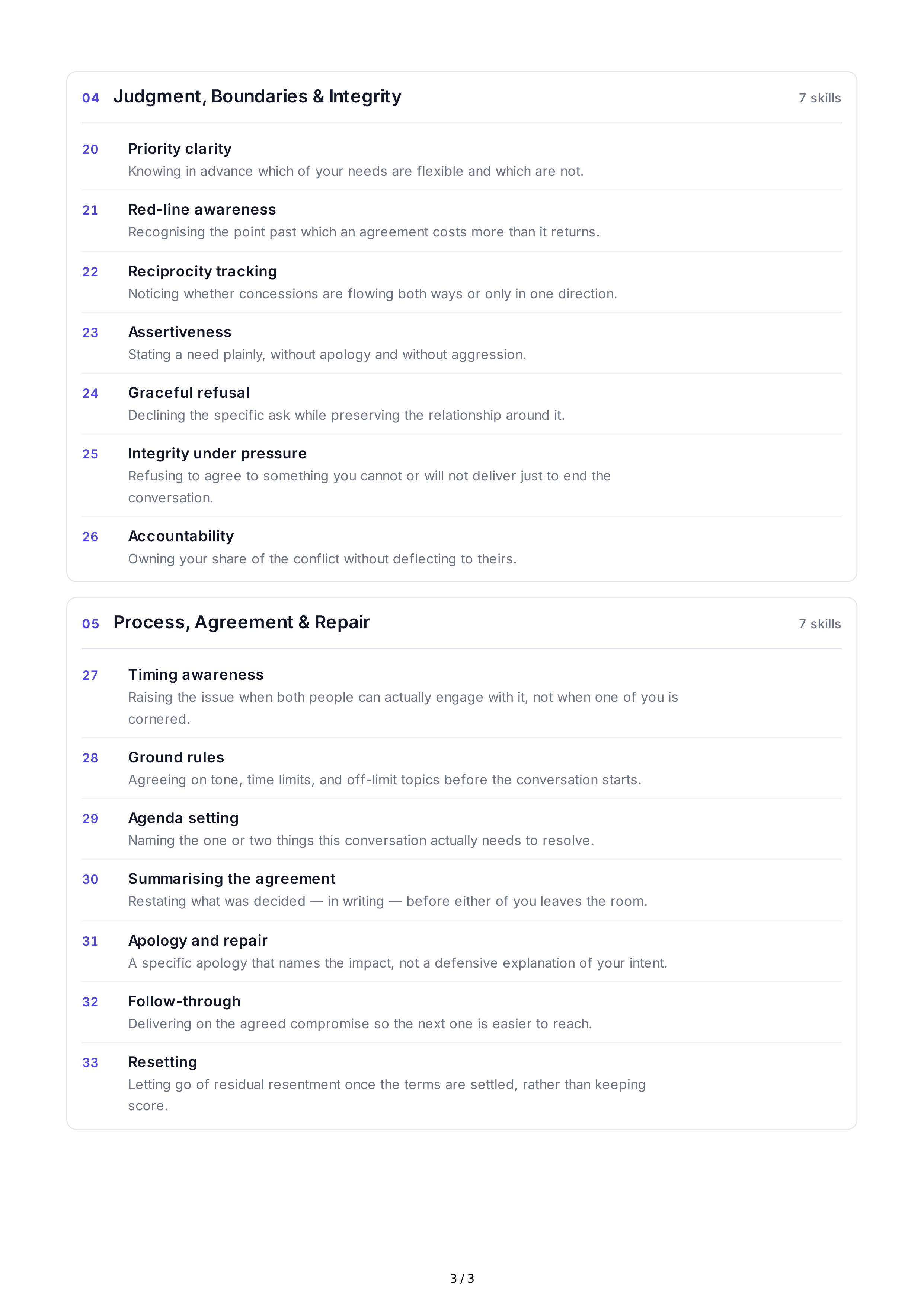 Compromise Interpersonal Skills — page 3