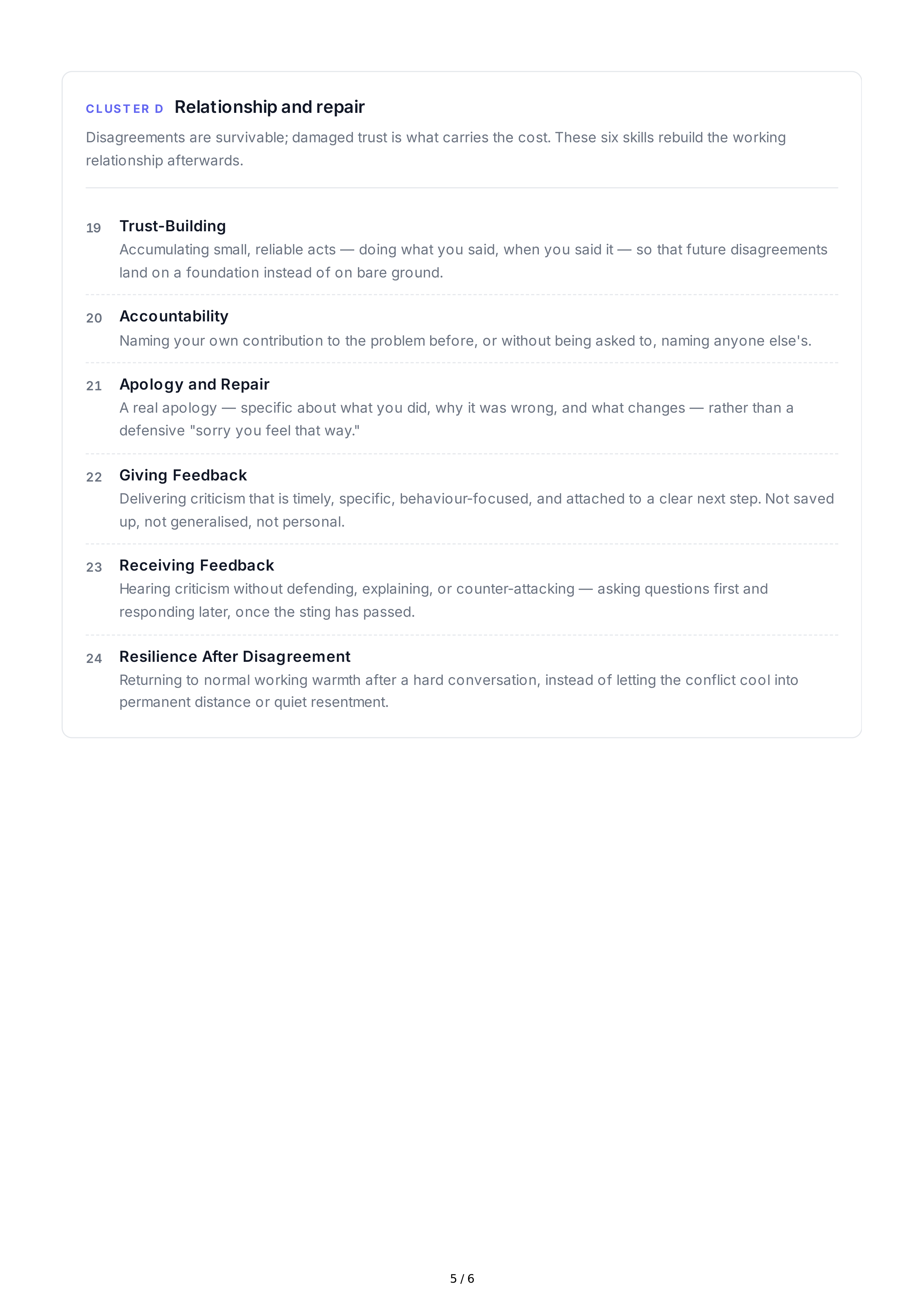 Conflict Management Soft Skills — page 5