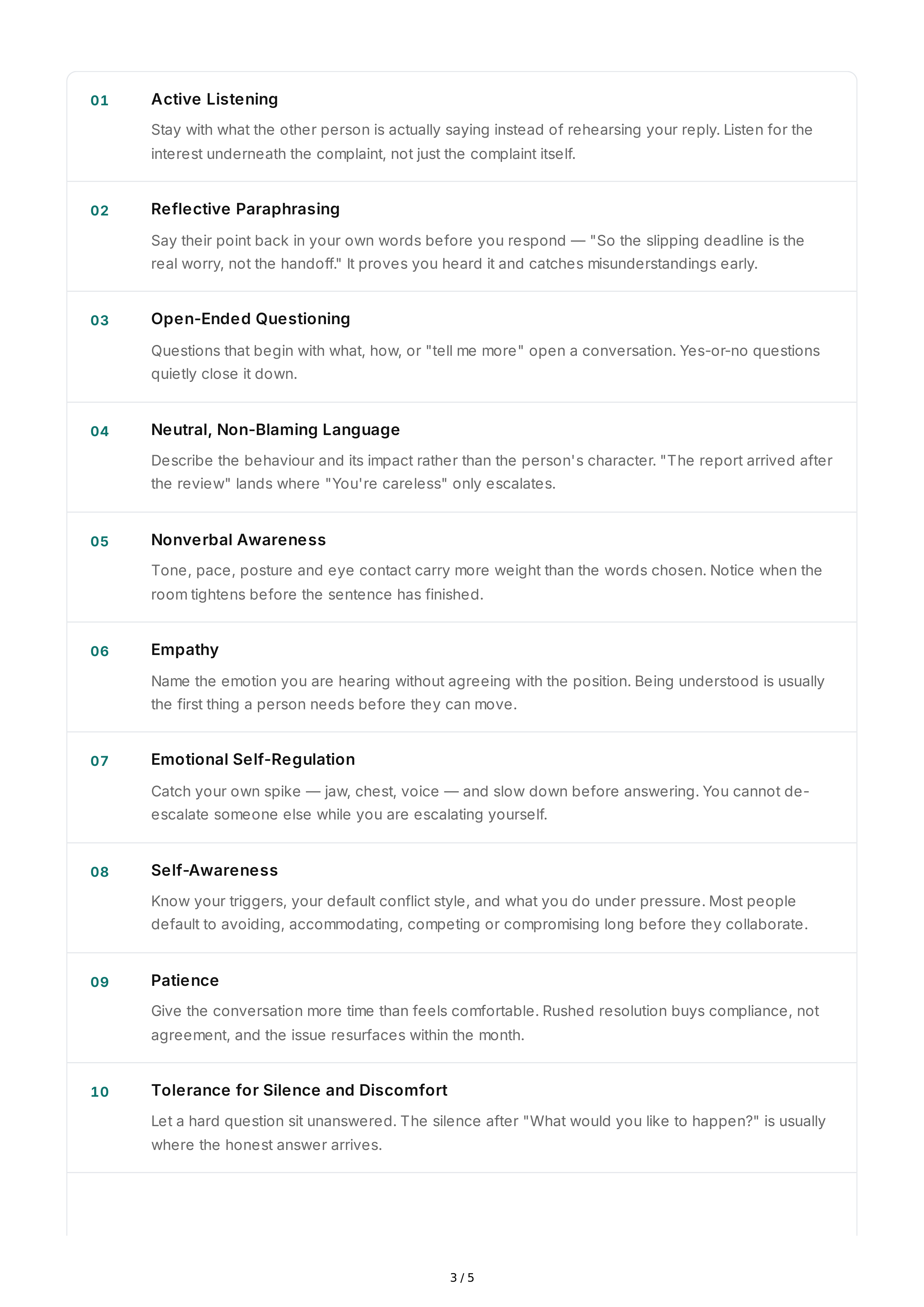 Conflict Resolution Soft Skills — page 3