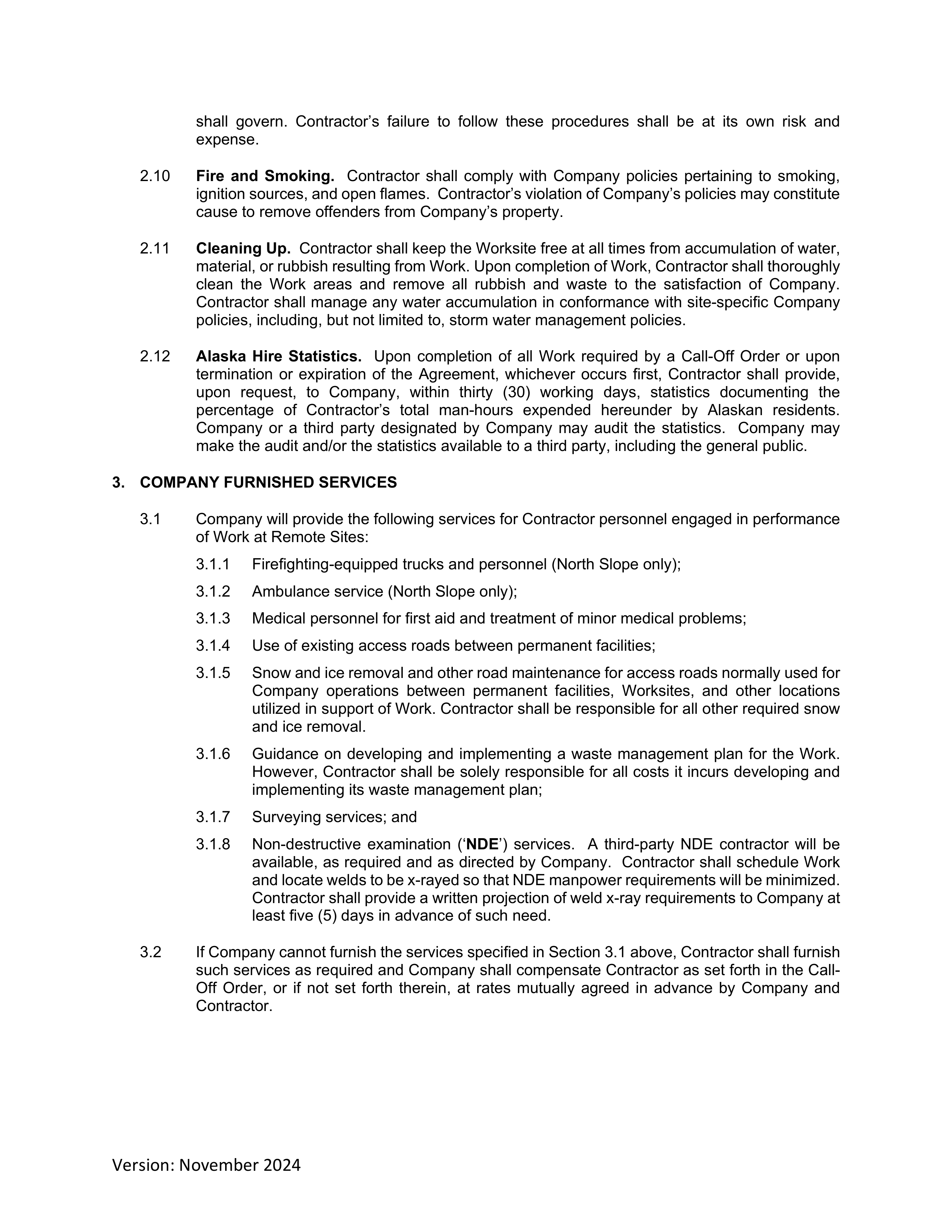 ConocoPhillips Field Service Contract — page 14