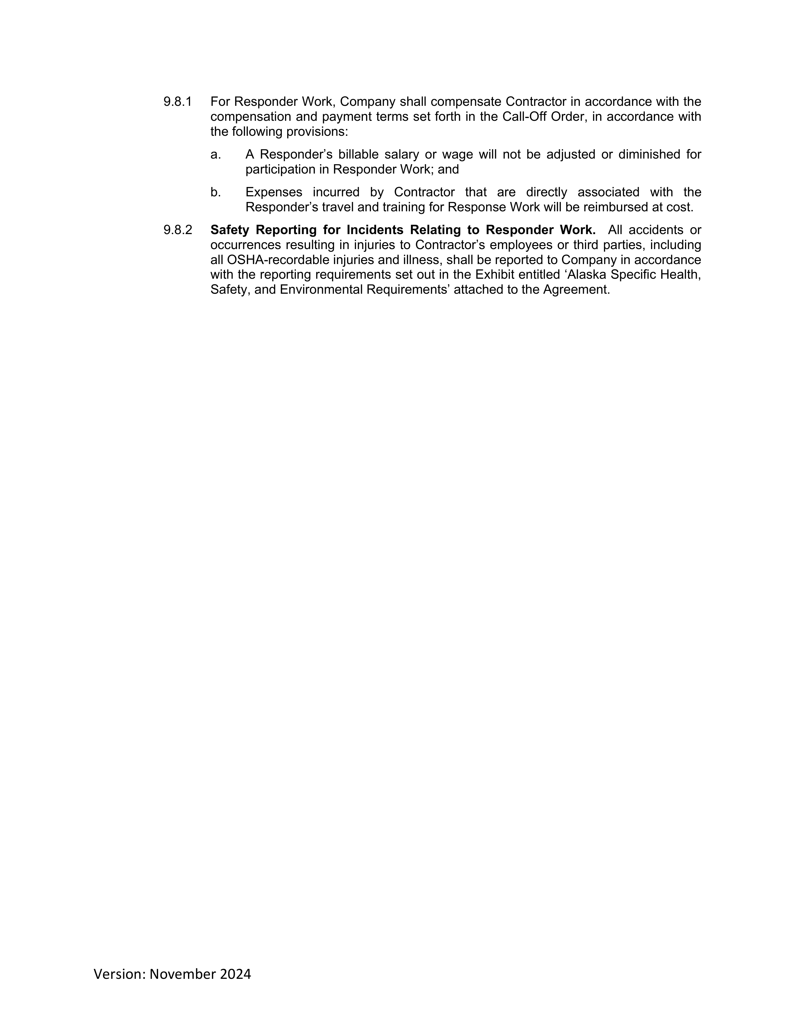 ConocoPhillips Field Service Contract — page 20