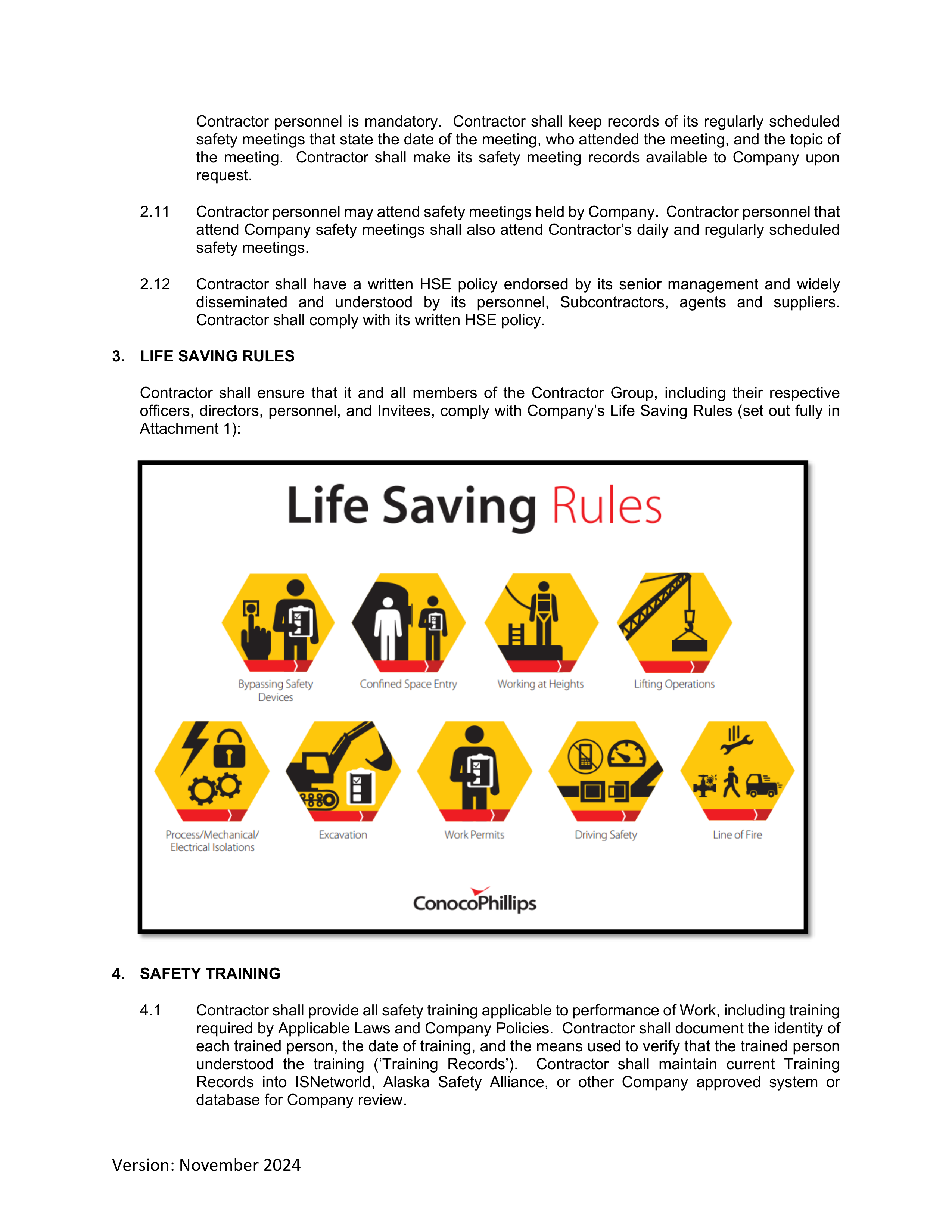 ConocoPhillips Field Service Contract — page 23