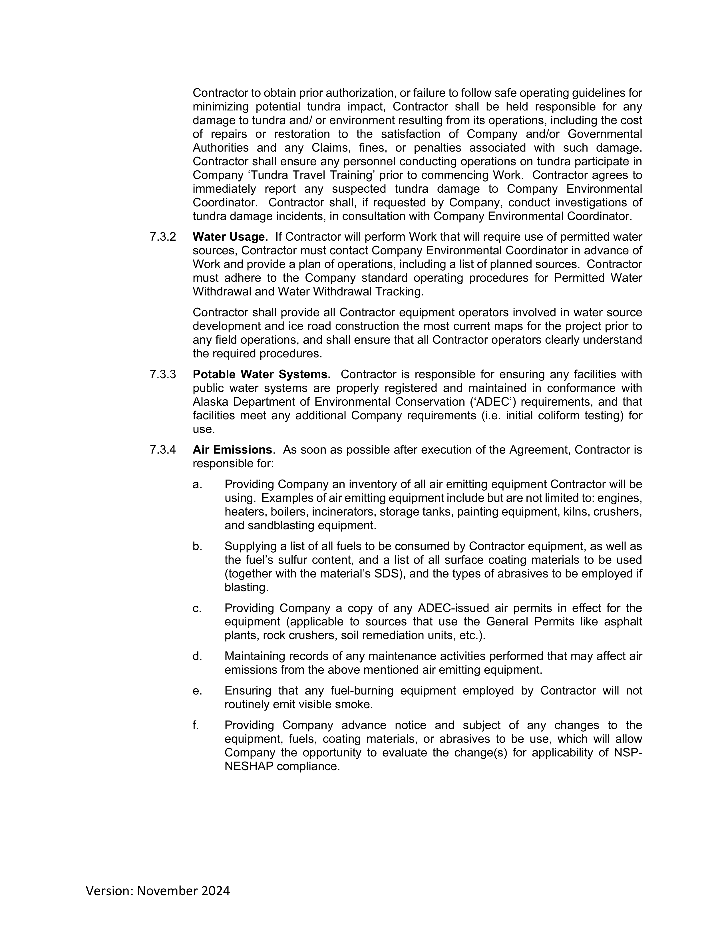 ConocoPhillips Field Service Contract — page 27