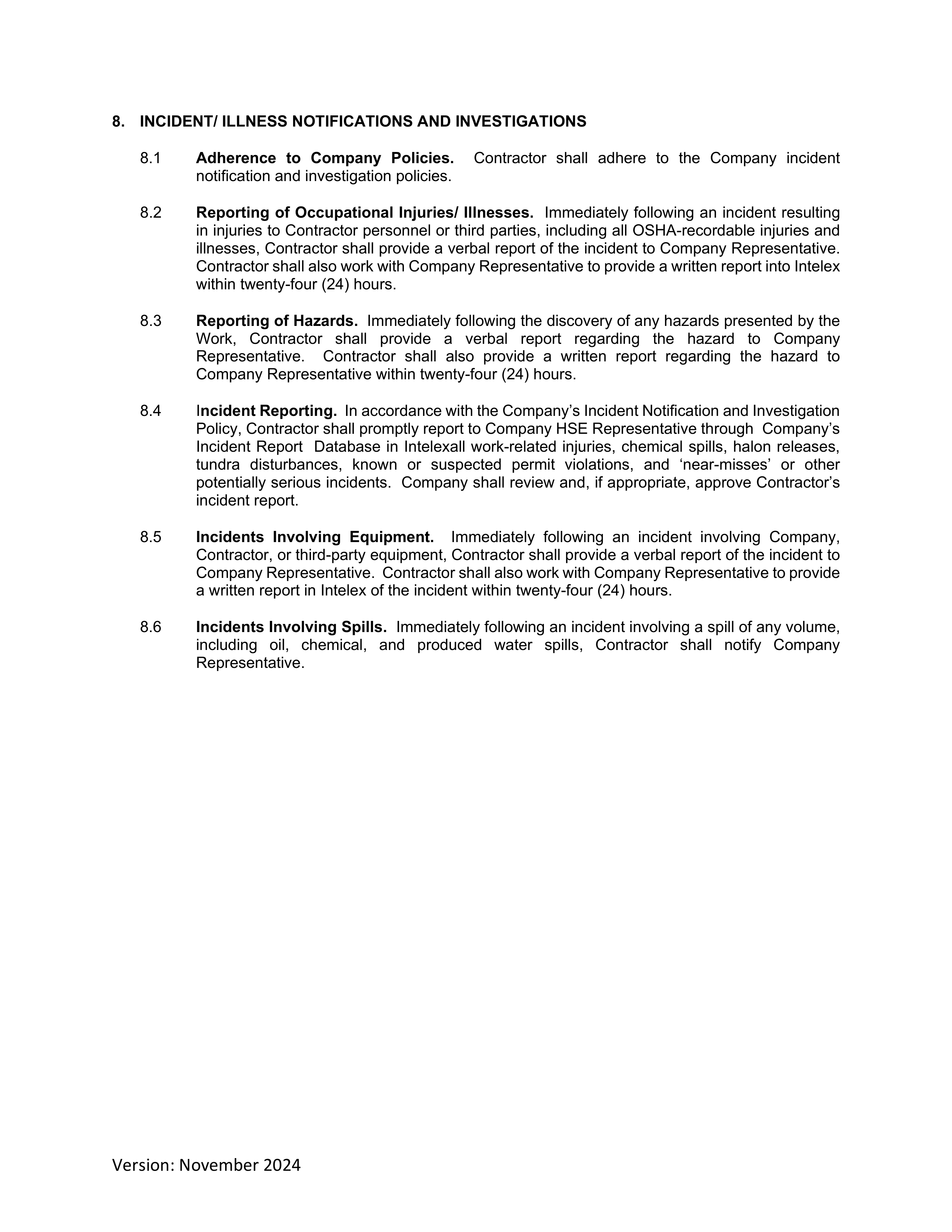 ConocoPhillips Field Service Contract — page 28