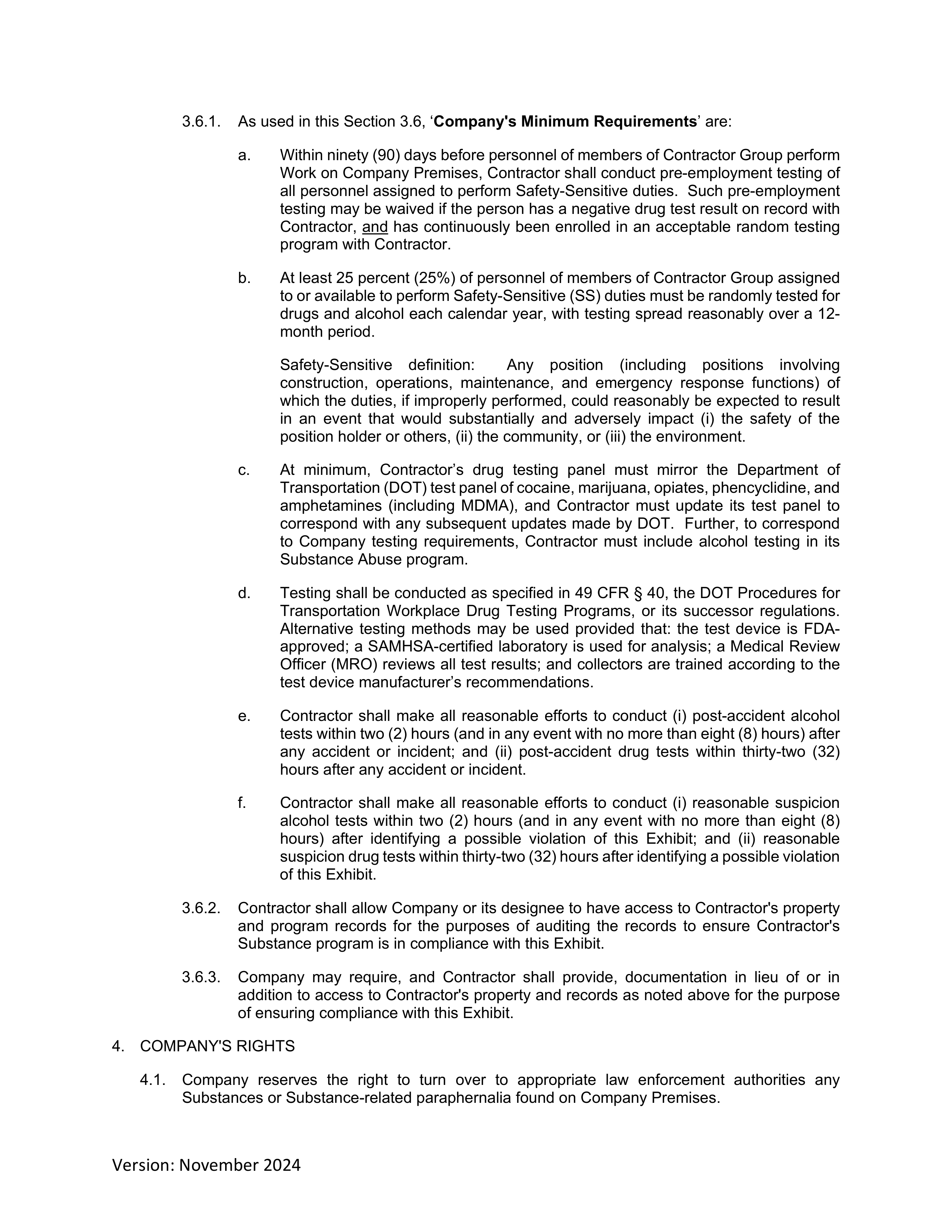 ConocoPhillips Field Service Contract — page 42