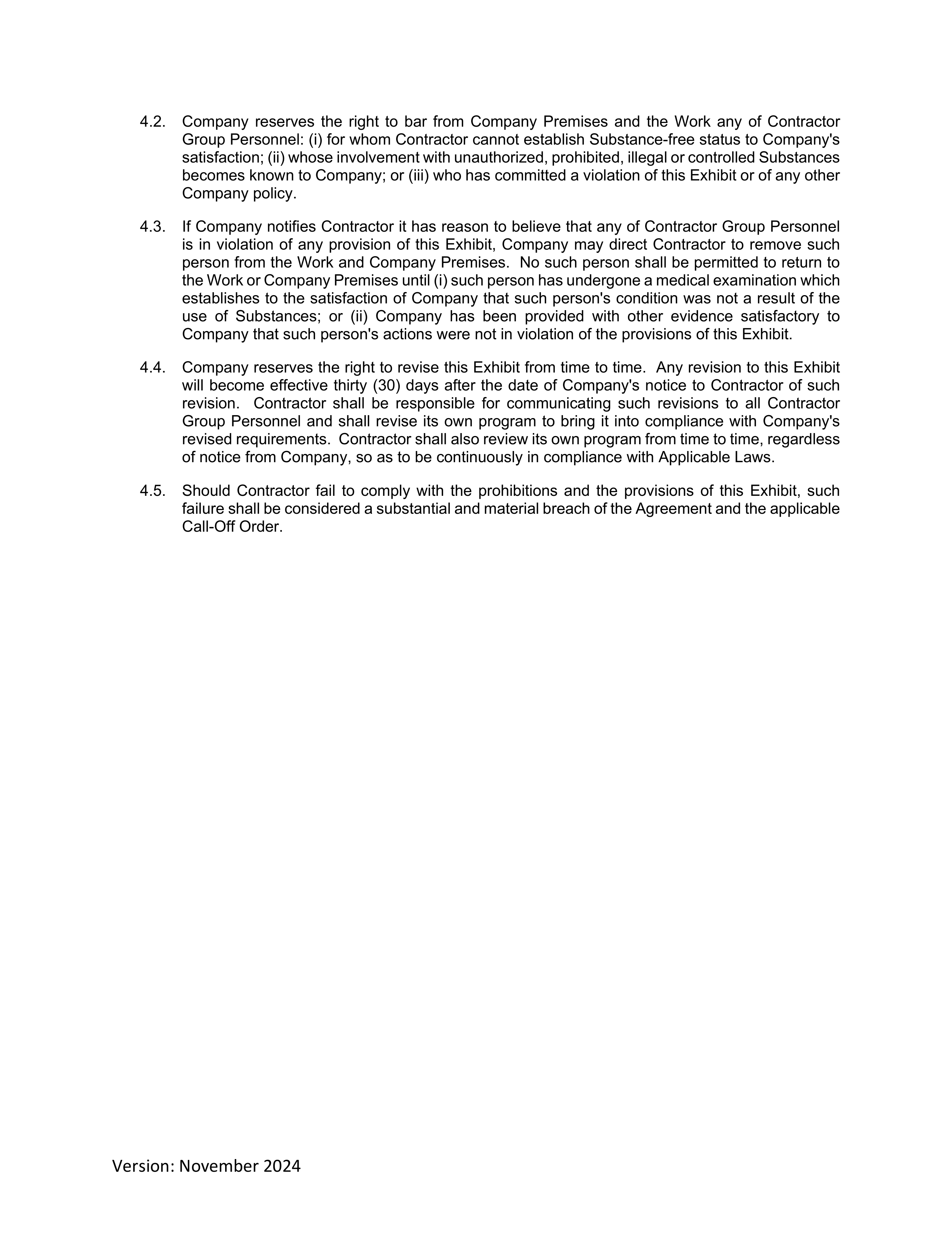 ConocoPhillips Field Service Contract — page 43