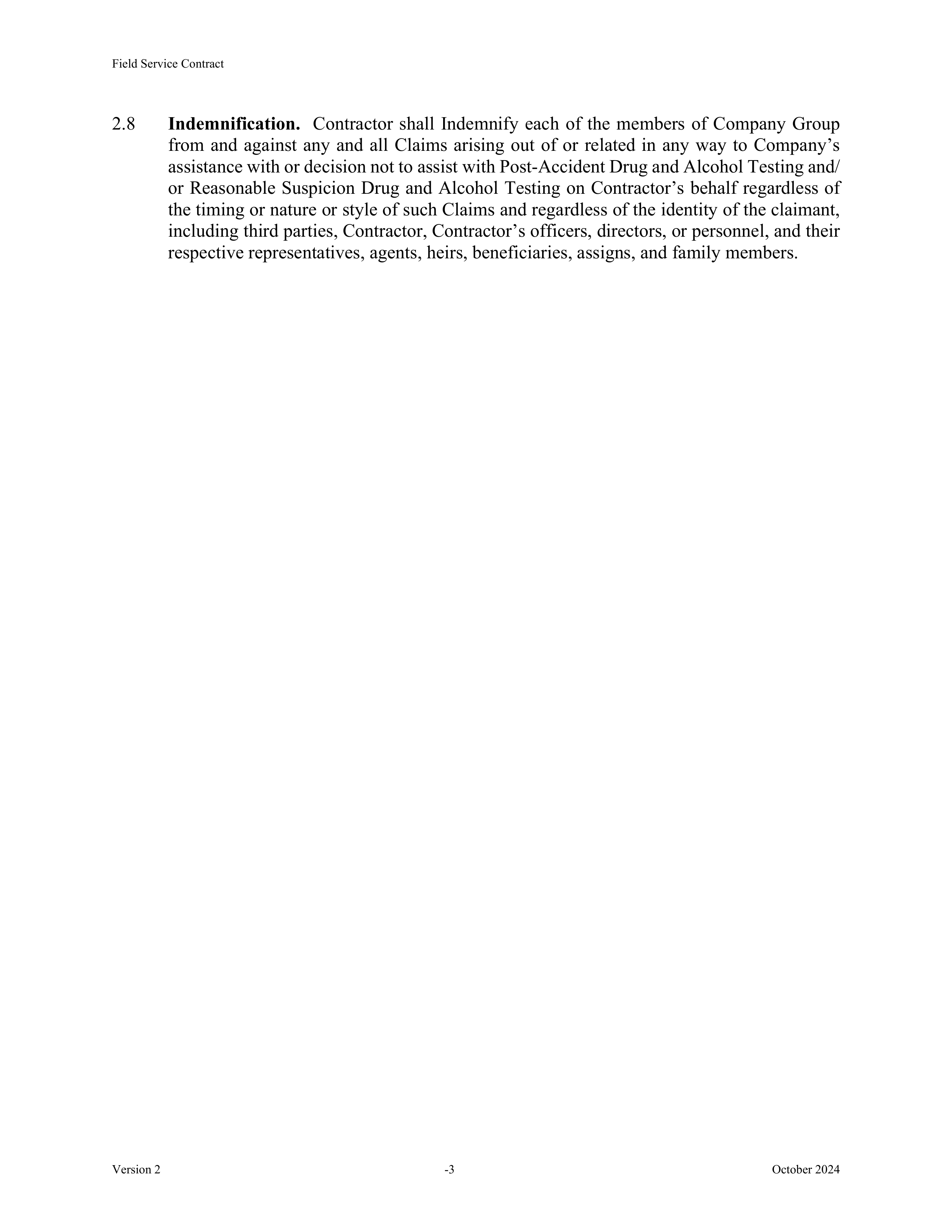 ConocoPhillips Field Service Contract — page 46