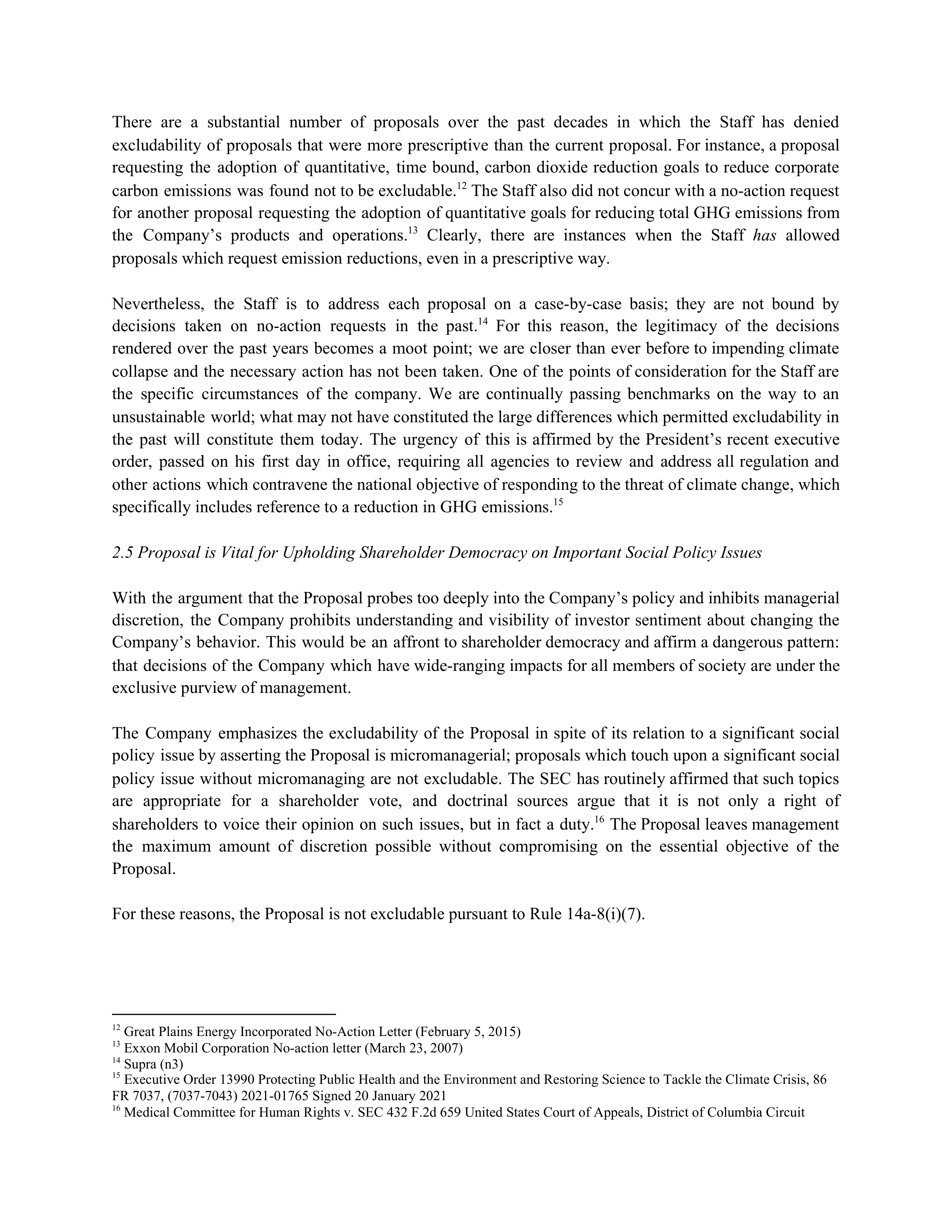 ConocoPhillips Proposal  — page 10