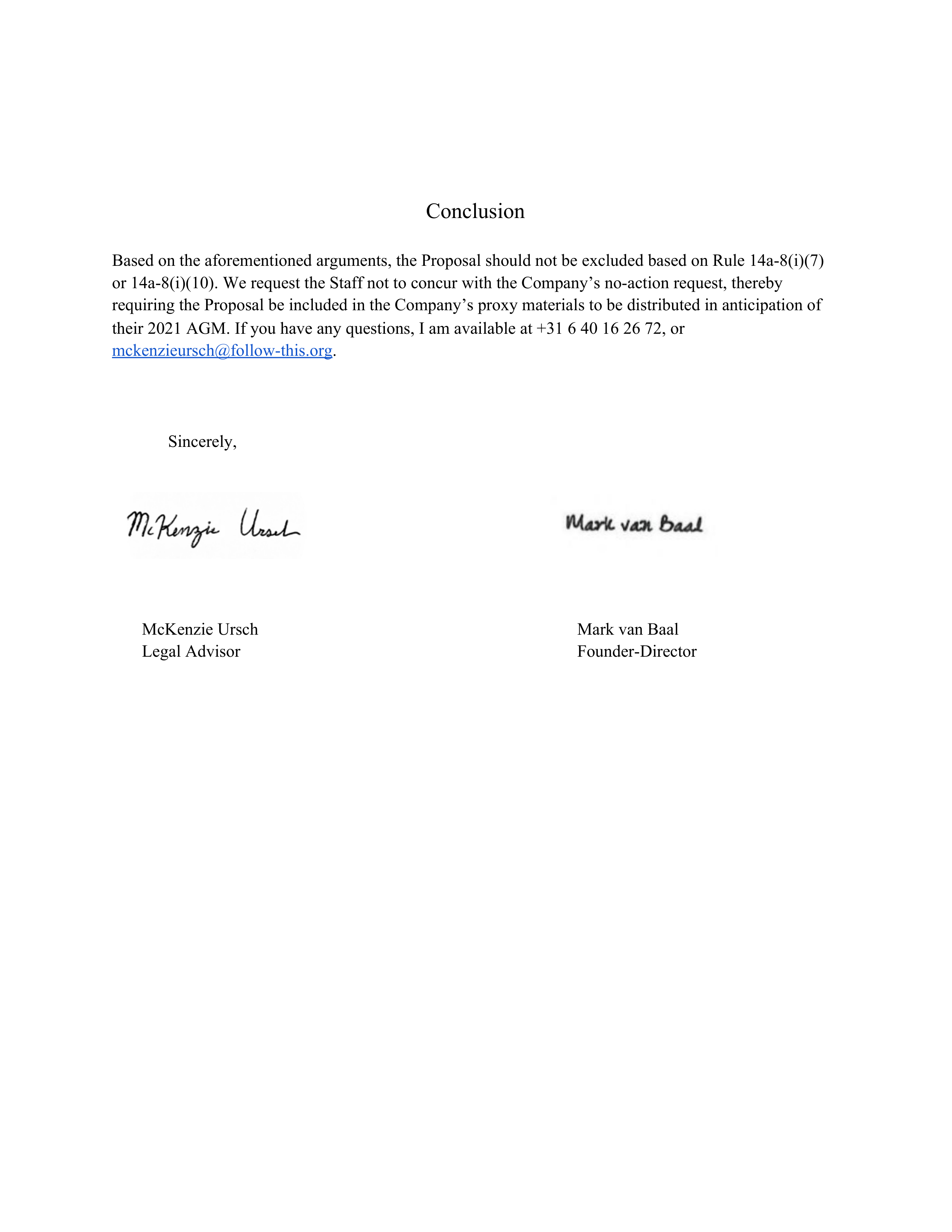 ConocoPhillips Proposal  — page 11