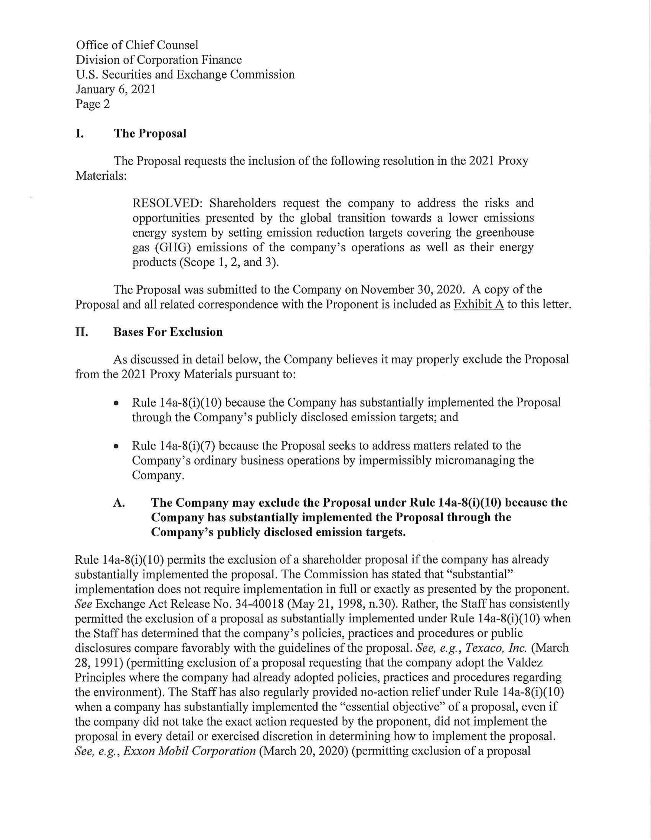 ConocoPhillips Proposal  — page 13