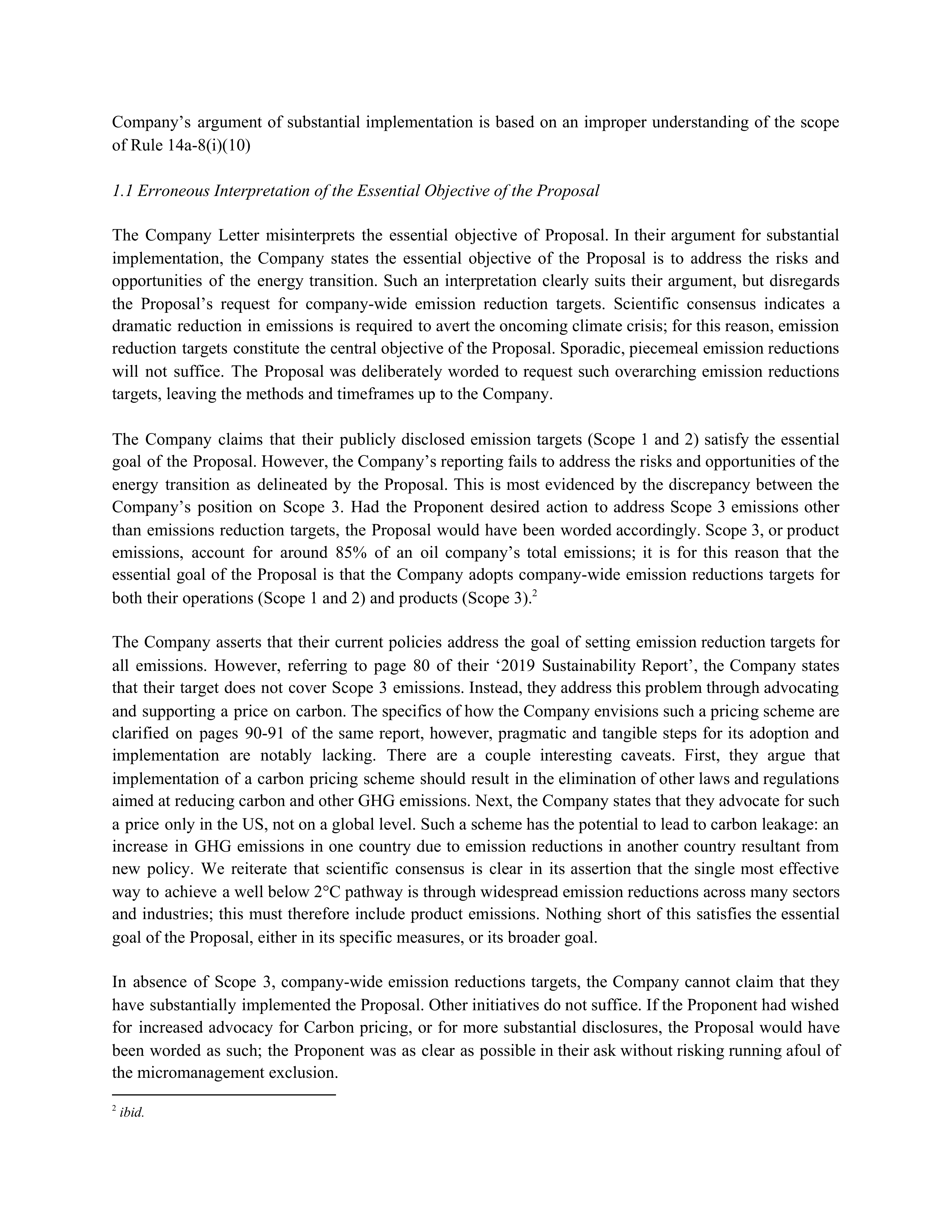 ConocoPhillips Proposal  — page 5